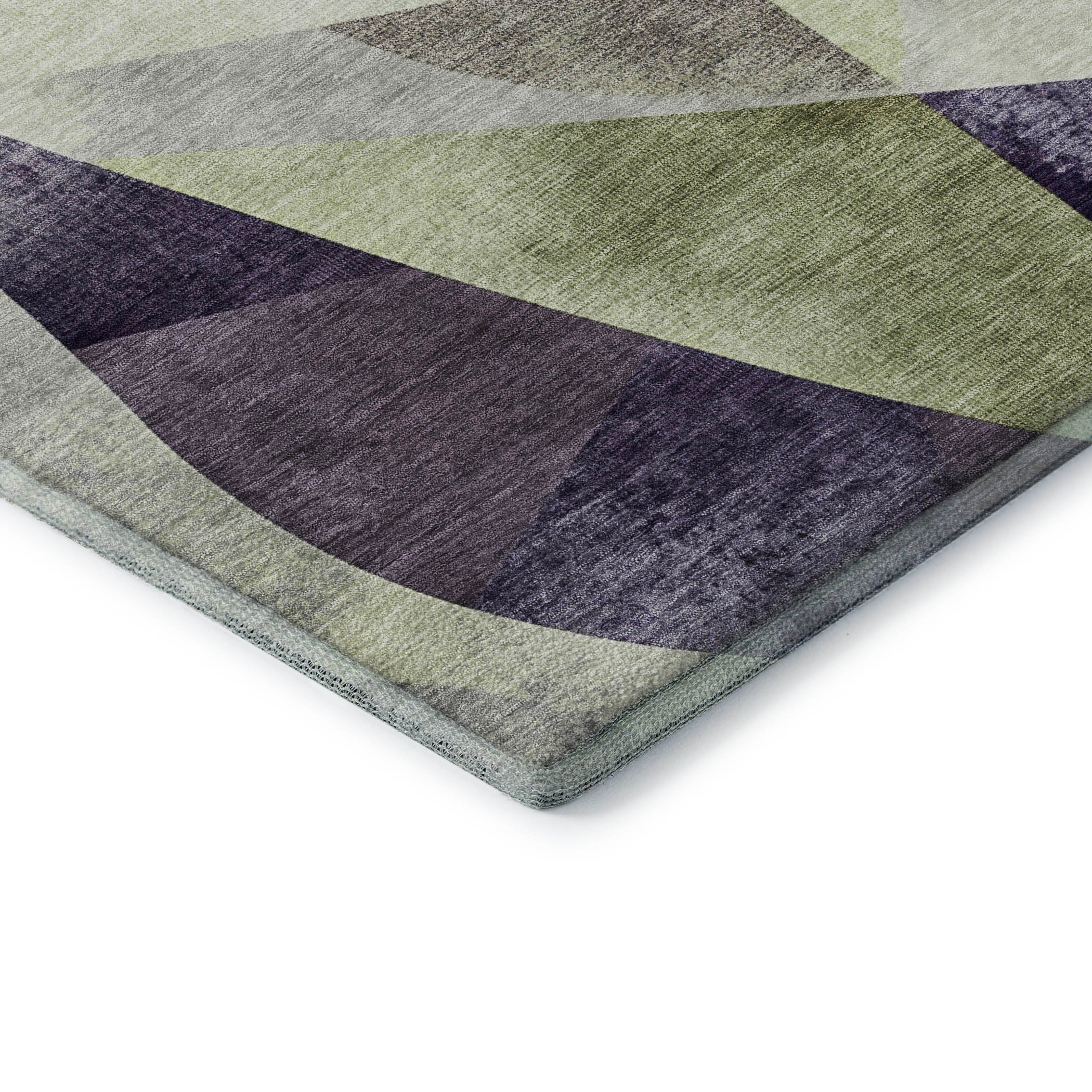 Chiang Mai Machine Washable Transitional Purple Rug 1'8" x 2'6" #shape_Rectangle