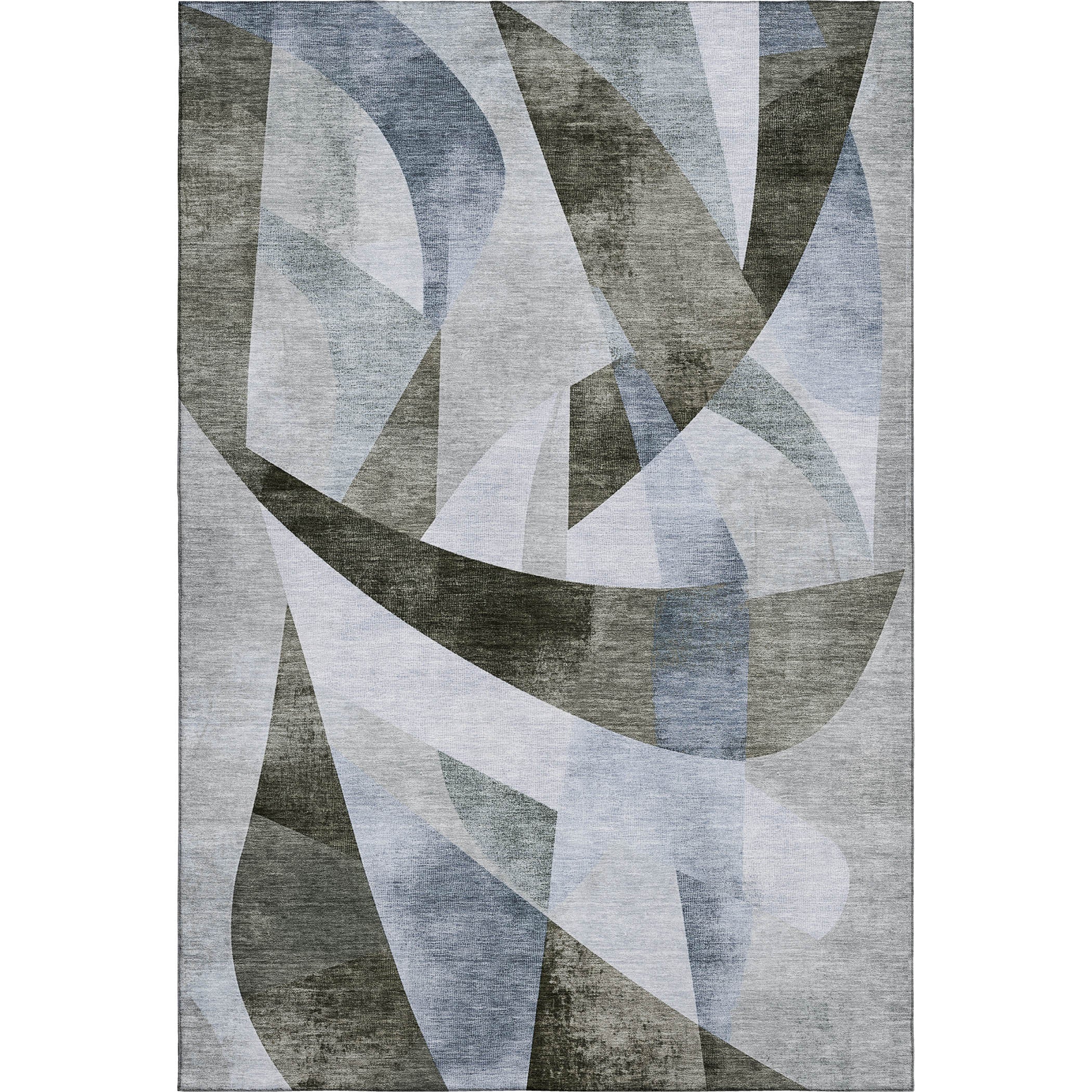 Chiang Mai Machine Washable Transitional Taupe Brown Rug 2'6" x 3'10" #shape_Rectangle