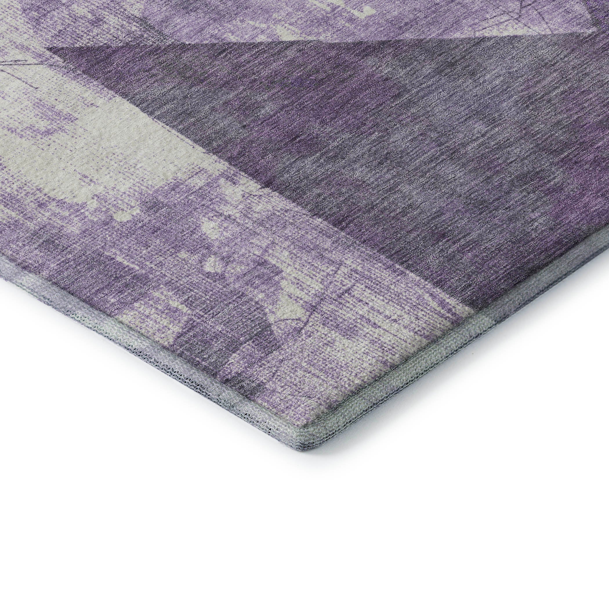 Bergen Machine Washable Transitional Purple Rug 1'8" x 2'6" #shape_Rectangle