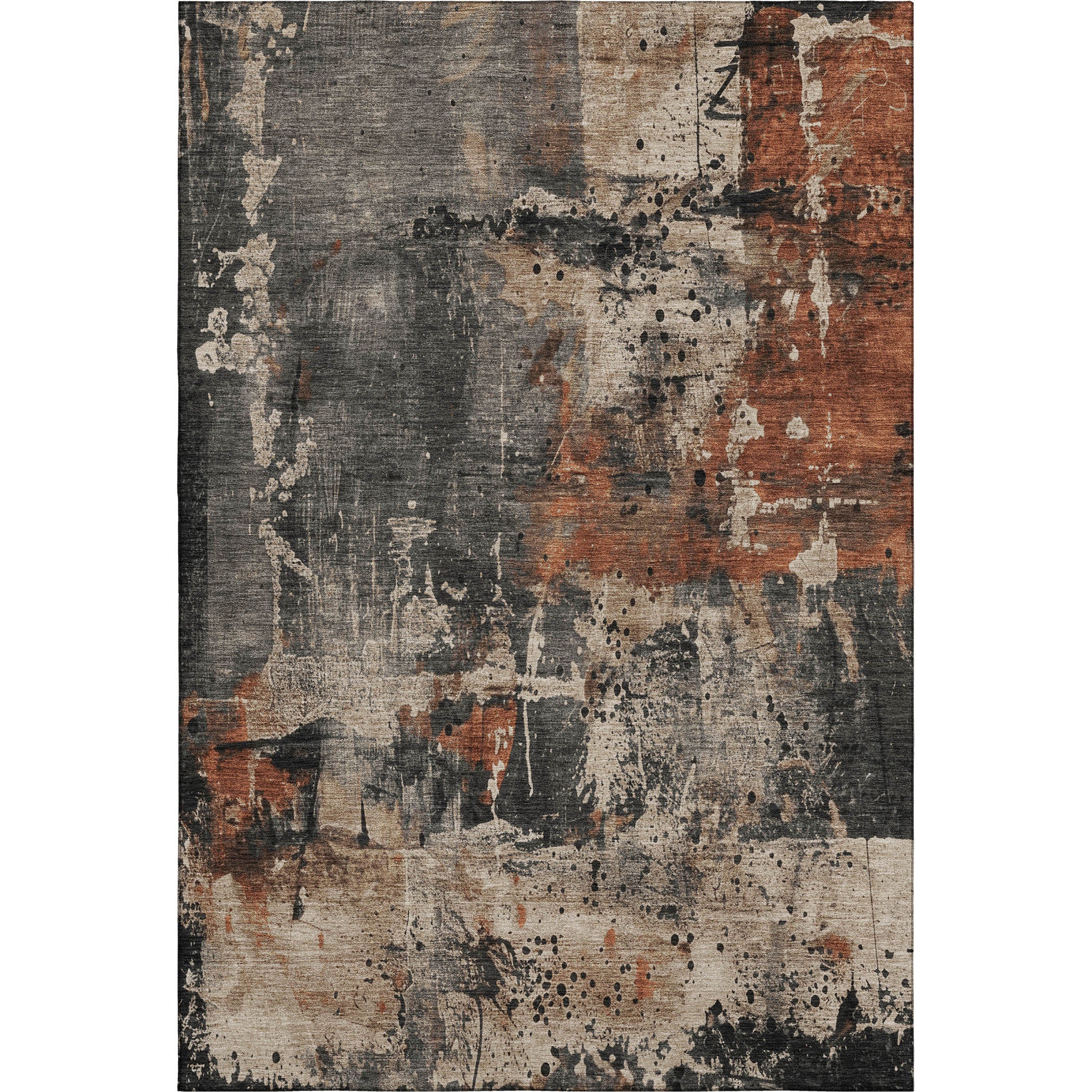 Tbilisi Machine Washable Transitional Taupe Brown Rug 2'6" x 3'10" #shape_Rectangle
