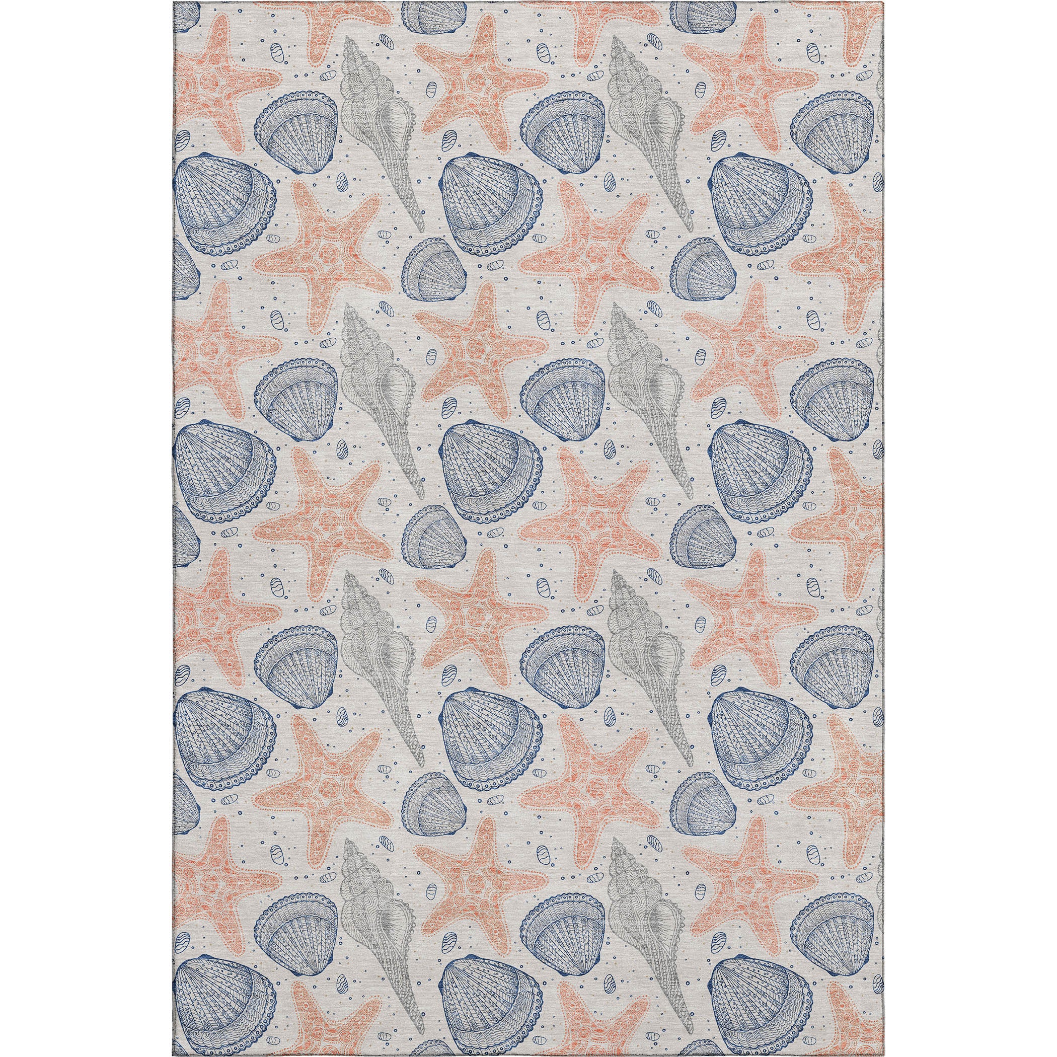 Mdina Machine Washable Coastal Peach Beige Rug 2'6" x 3'10" #shape_Rectangle
