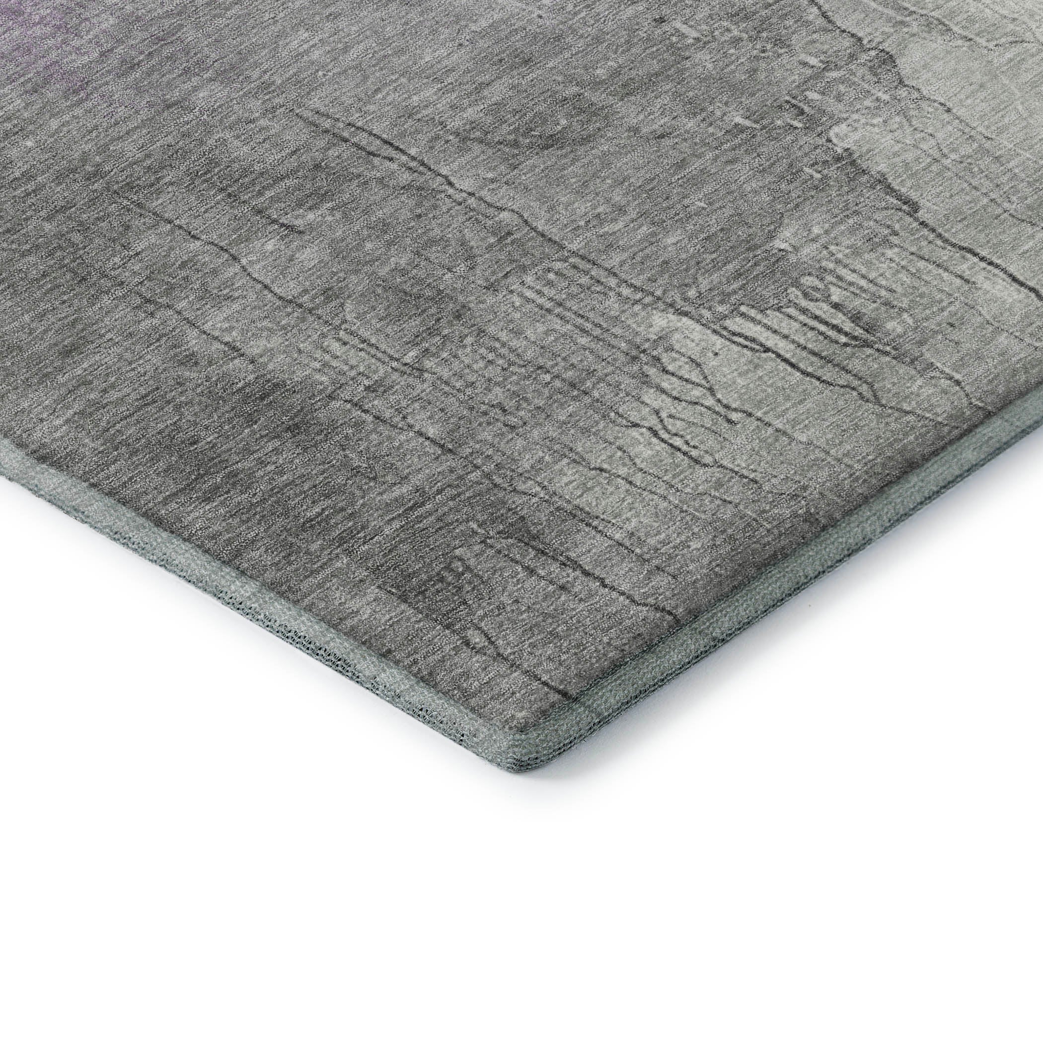 Sintra Machine Washable Transitional Lavender Purple Rug 1'8" x 2'6" #shape_Rectangle