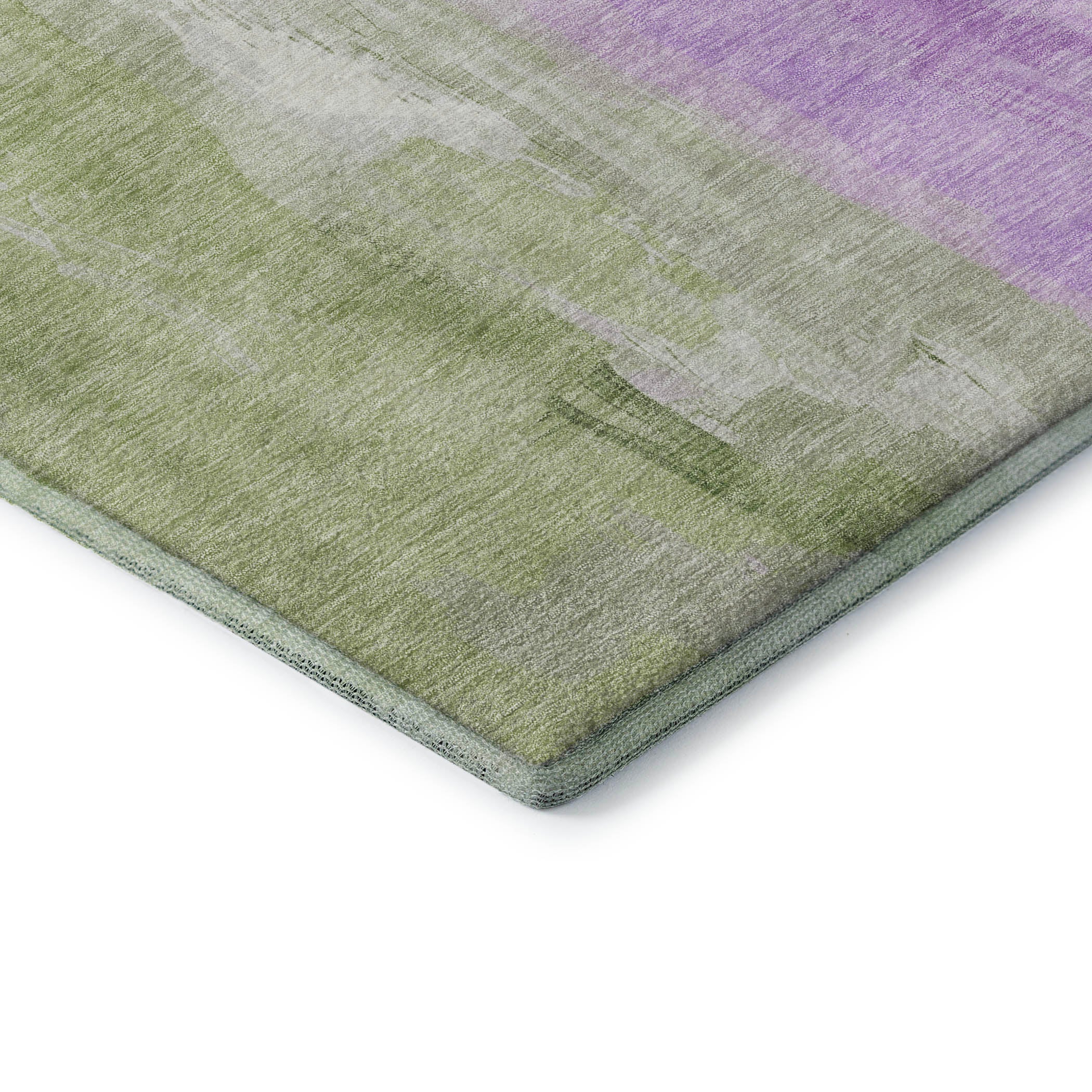 Sarajevo Machine Washable Transitional Aloe Green Rug 1'8" x 2'6" #shape_Rectangle