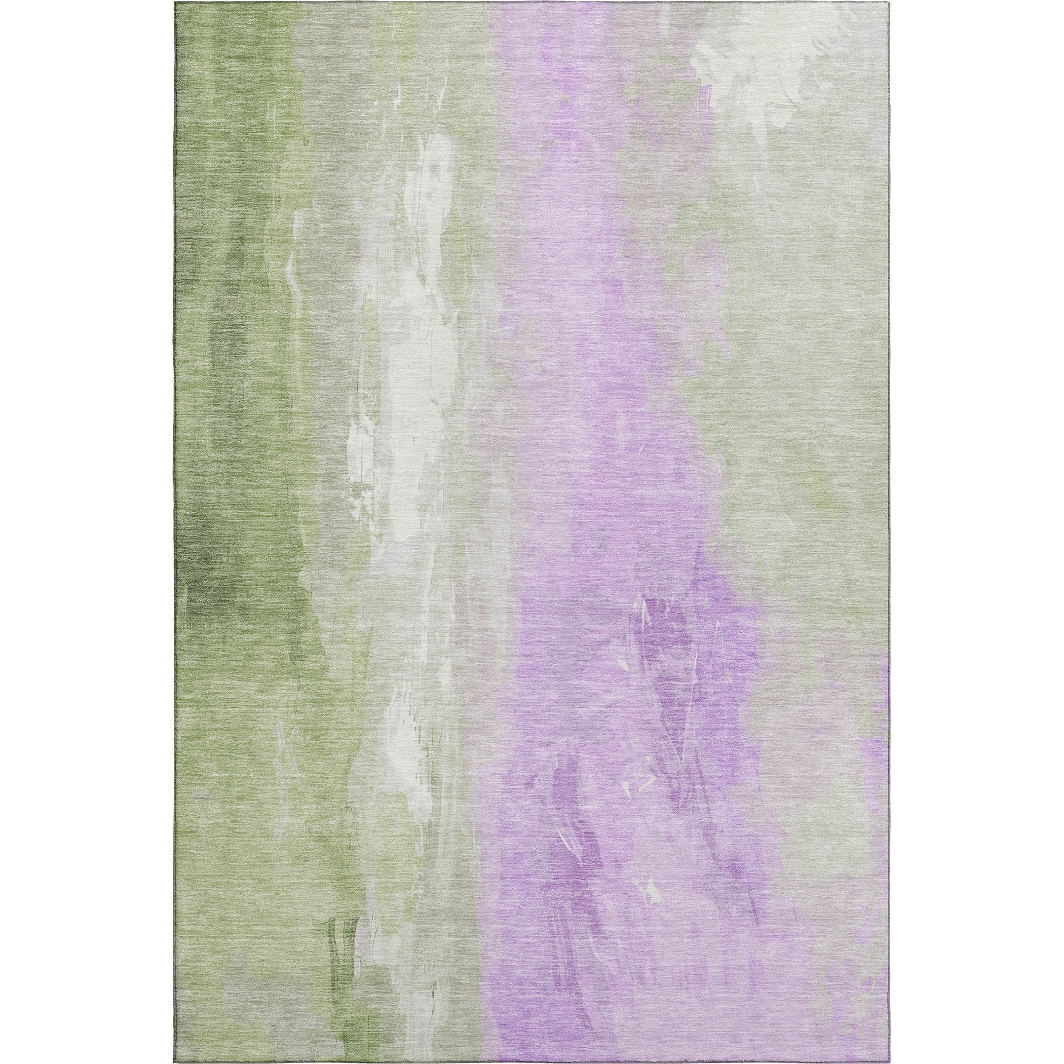 Sarajevo Machine Washable Transitional Aloe Green Rug 2'6" x 3'10" #shape_Rectangle