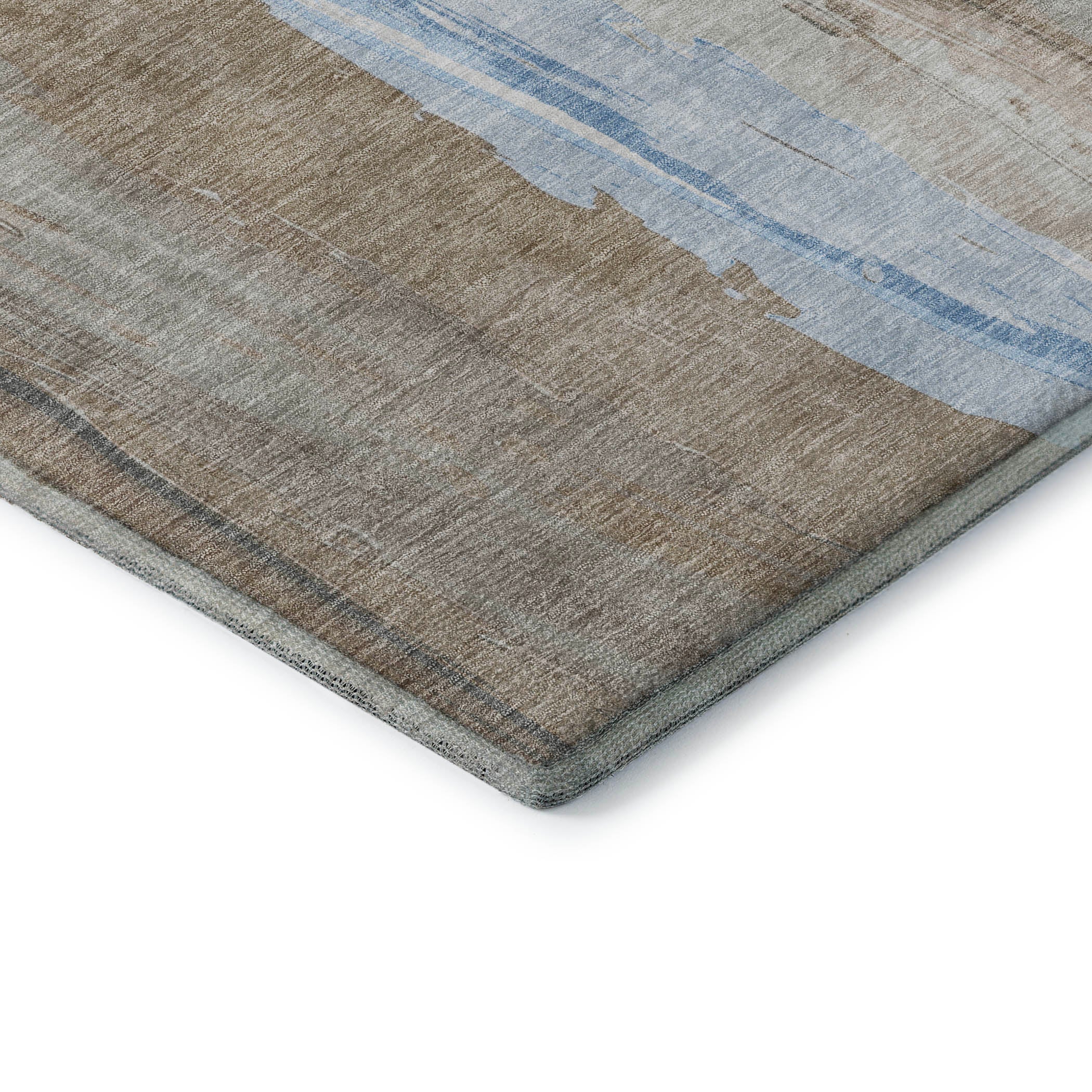 Chiang Mai Machine Washable Transitional Mocha Brown Rug 1'8" x 2'6" #shape_Rectangle