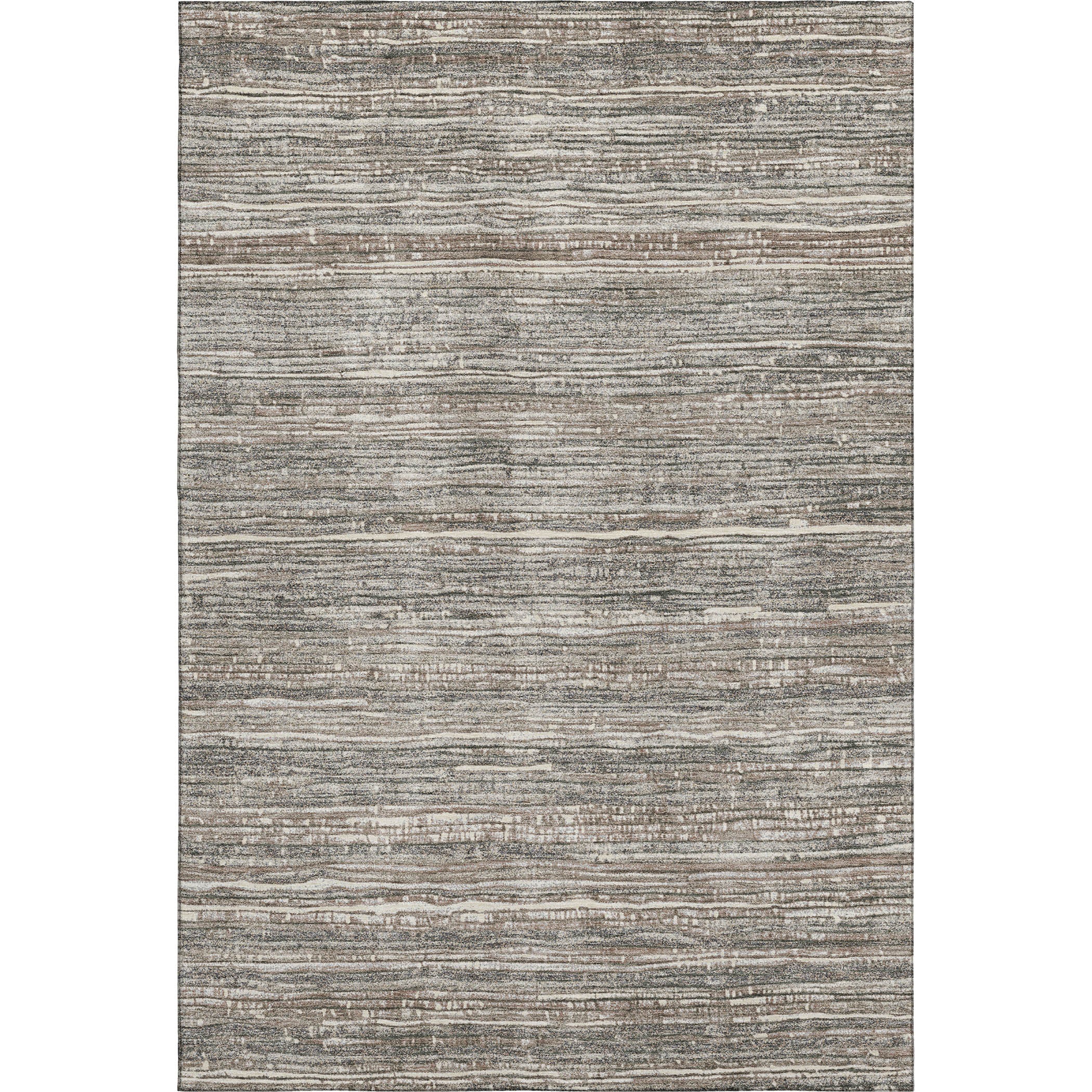 Kathmandu Machine Washable Transitional Beige Brown Rug 2'6" x 3'10" #shape_Rectangle