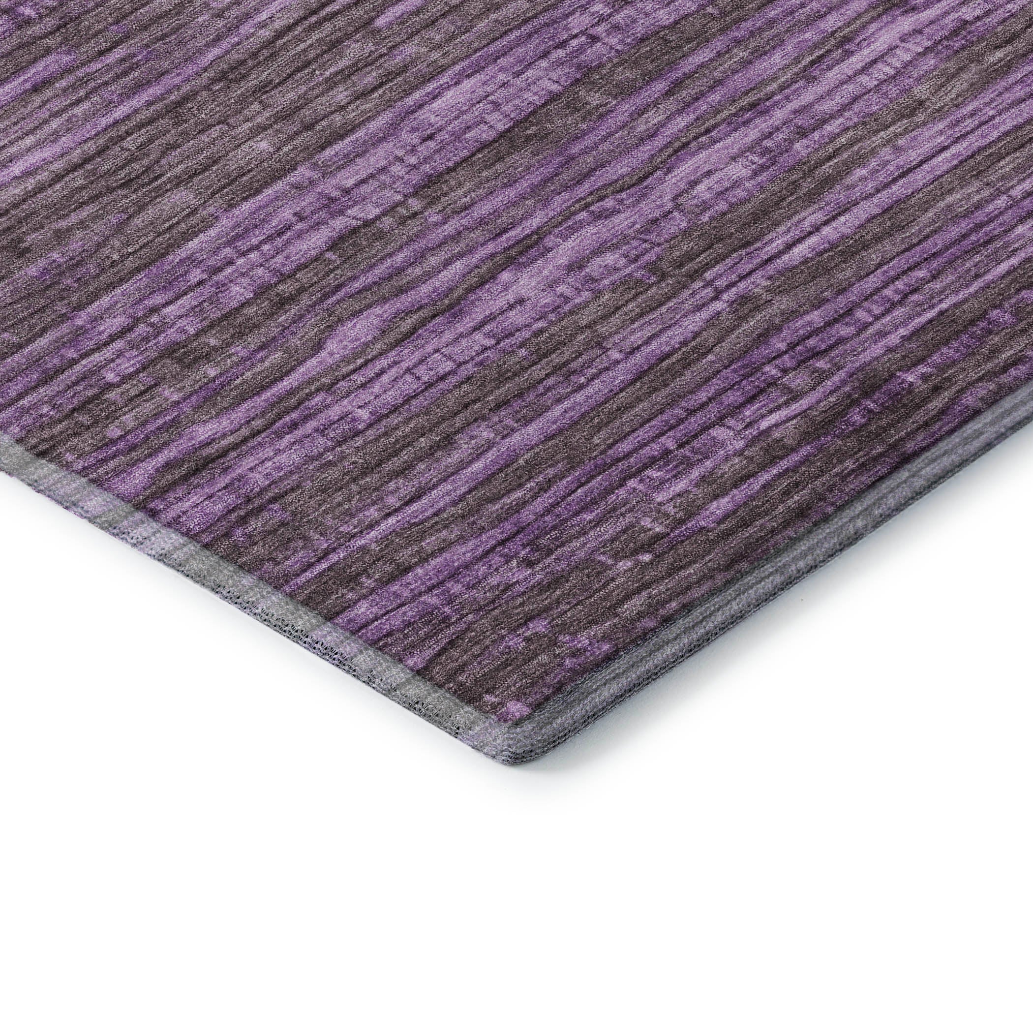 Kathmandu Machine Washable Transitional Purple Rug 1'8" x 2'6" #shape_Rectangle