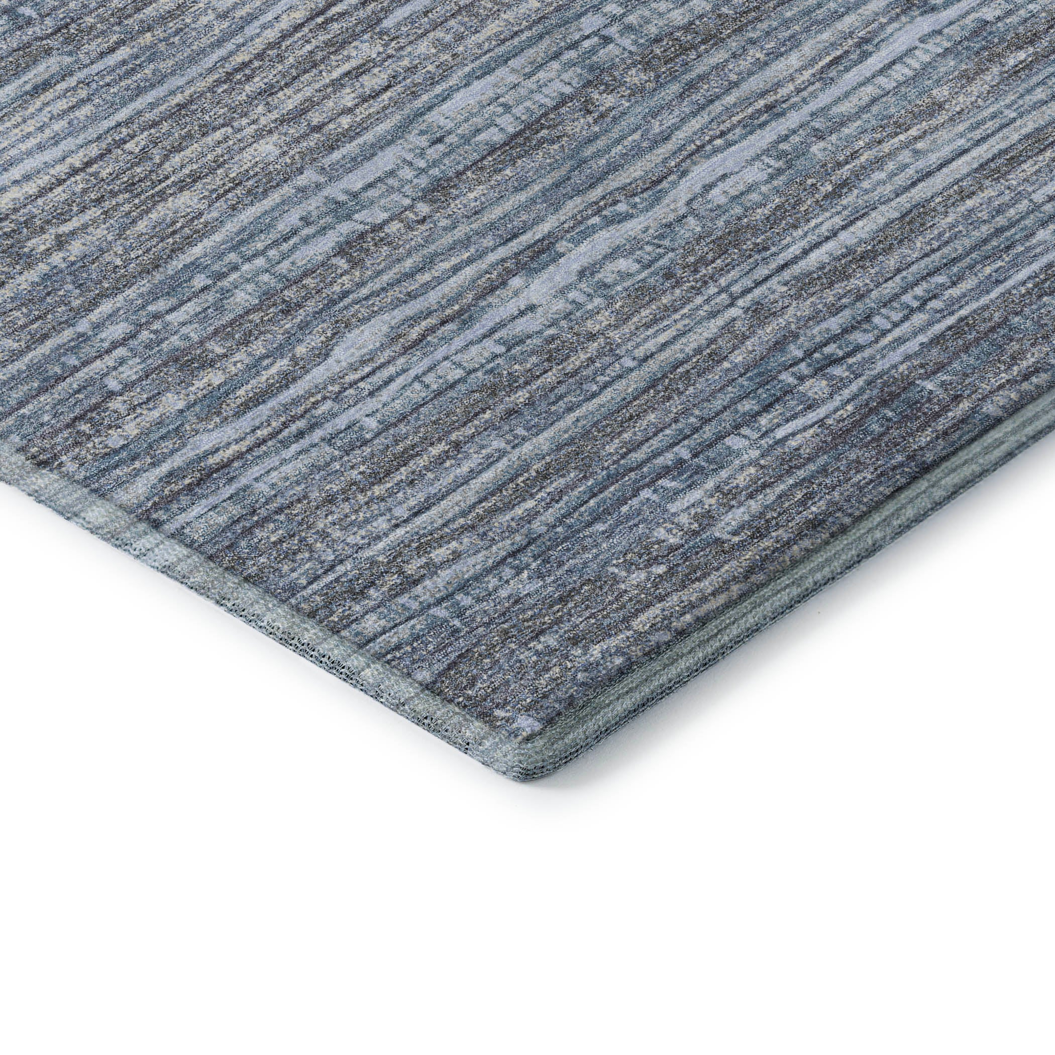 Kathmandu Machine Washable Transitional Sky Blue Rug 1'8" x 2'6" #shape_Rectangle