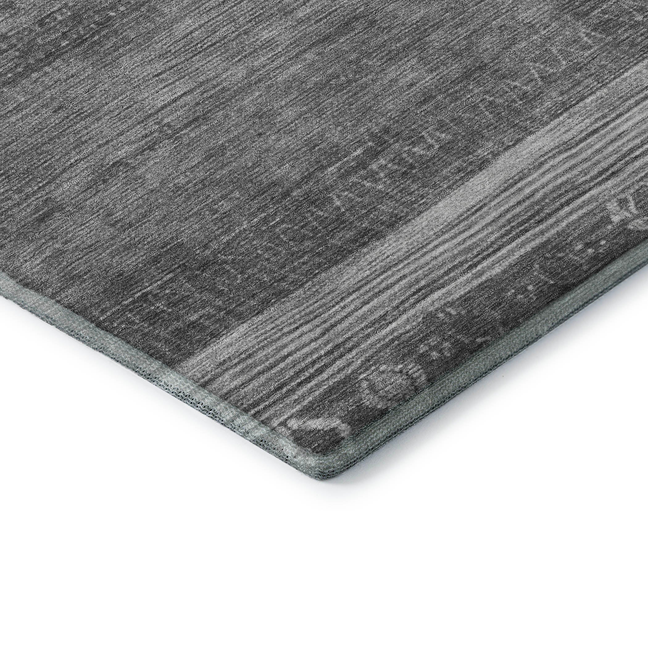 Oaxaca Machine Washable Transitional Gray Rug 1'8" x 2'6" #shape_Rectangle