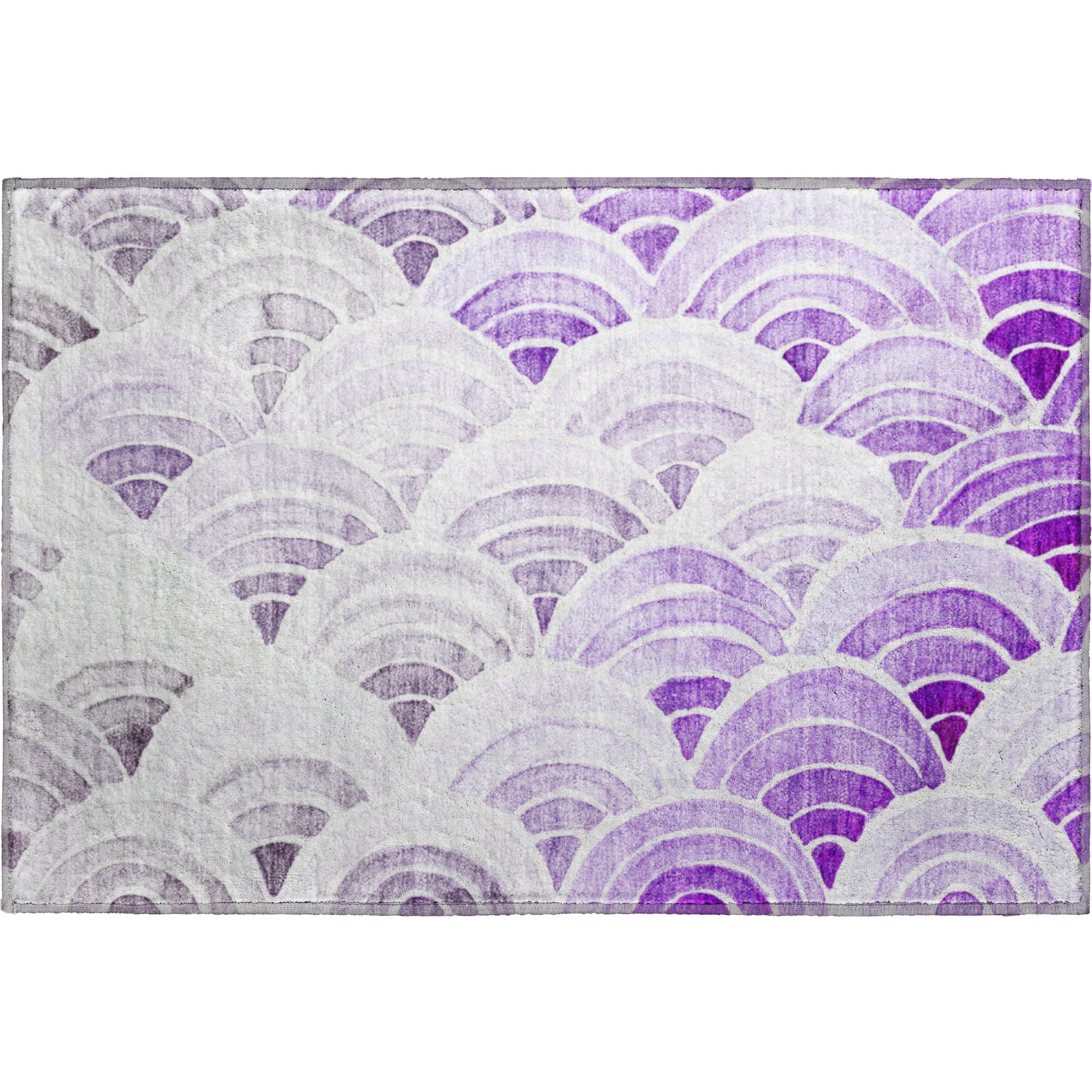 Athens Machine Washable Coastal Purple Rug 1'8" x 2'6" #shape_Rectangle