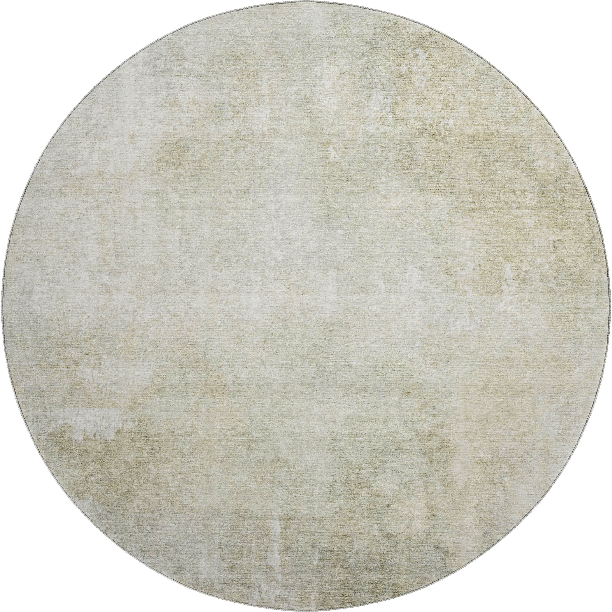 Dubrovnik Machine Washable Transitional Beige Brown Rug 8' x 8' #shape_Round