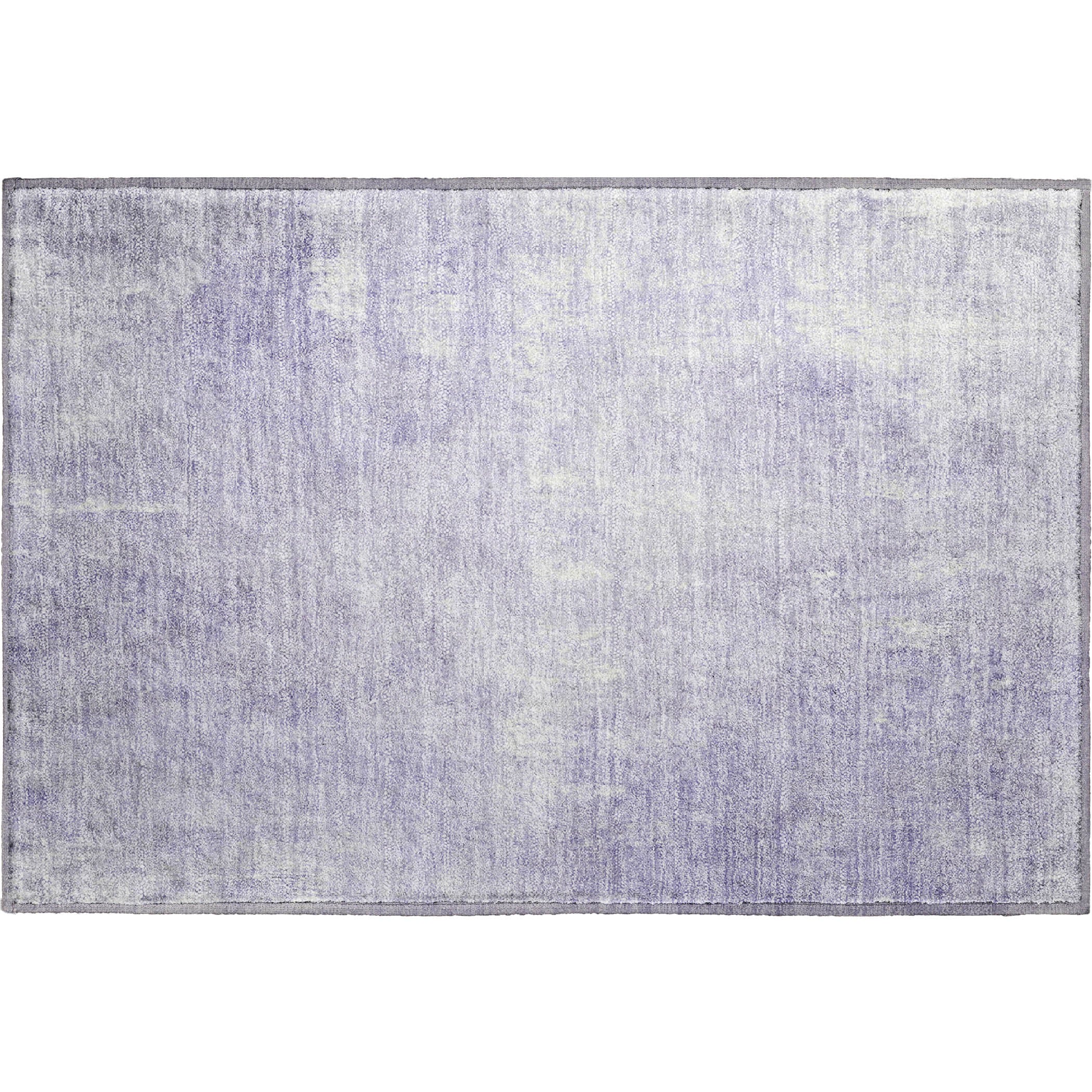 Dubrovnik Machine Washable Transitional Lavender Purple Rug 1'8" x 2'6" #shape_Rectangle