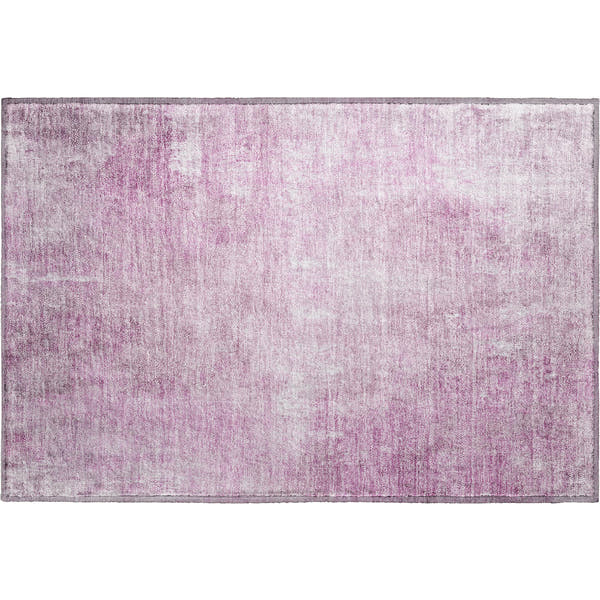 Dubrovnik Machine Washable Transitional Pink Rug 1'8" x 2'6"