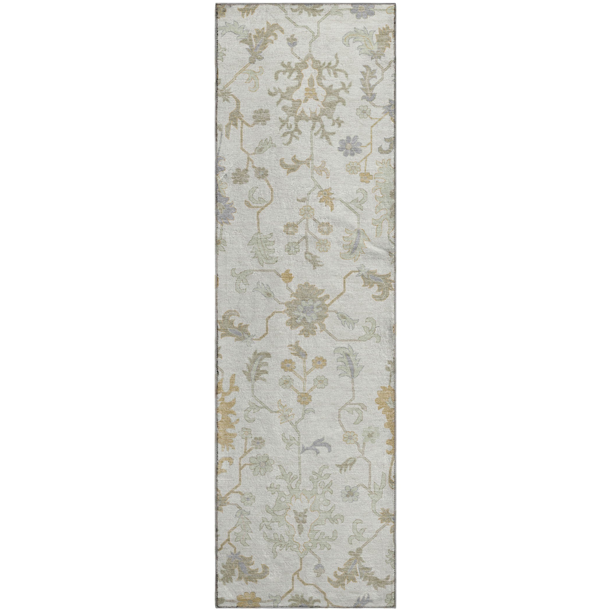 Jaipur Machine Washable Transitional Ivory Rug 2'3" x 7'6" #shape_Runner