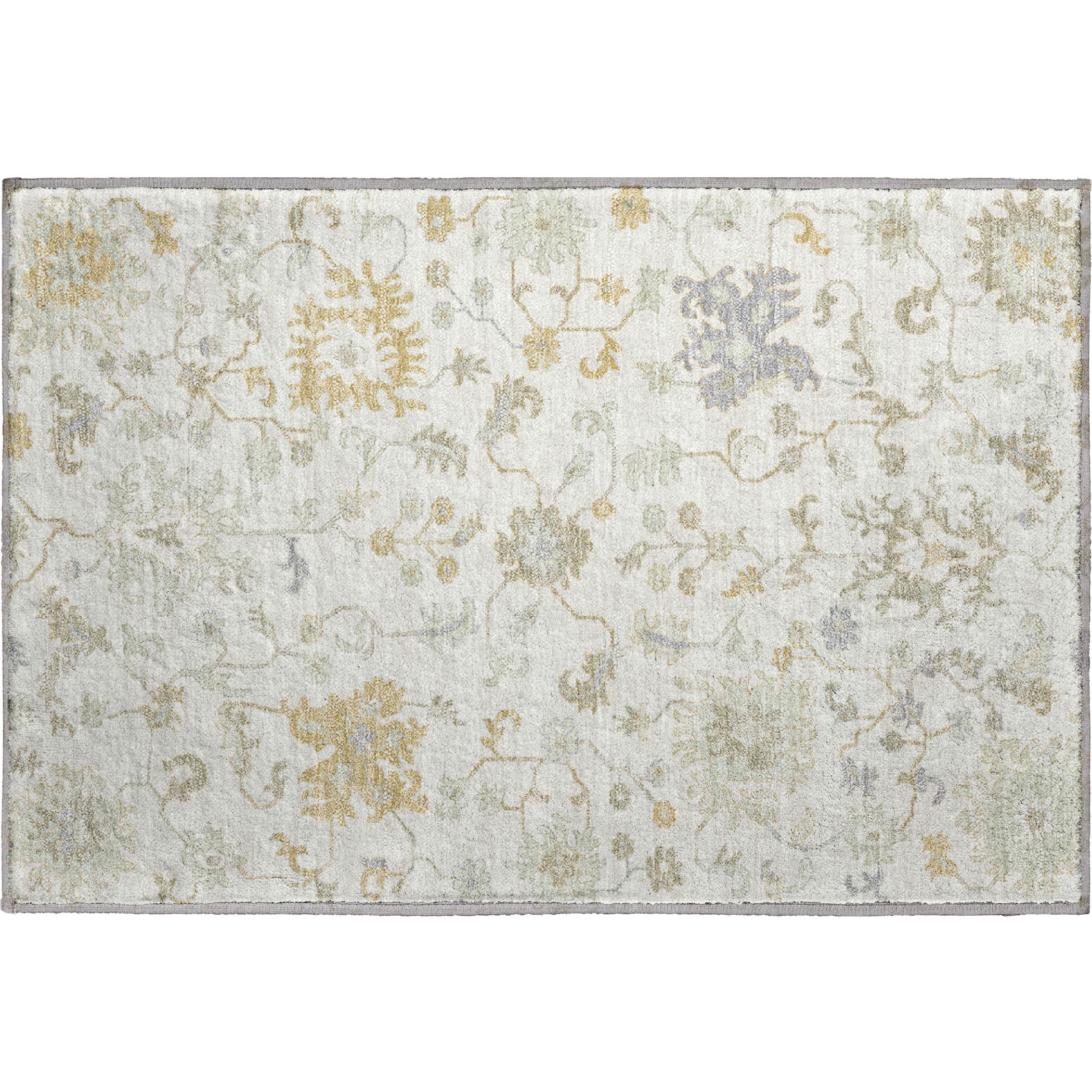 Jaipur Machine Washable Transitional Ivory Rug 1'8" x 2'6" #shape_Rectangle