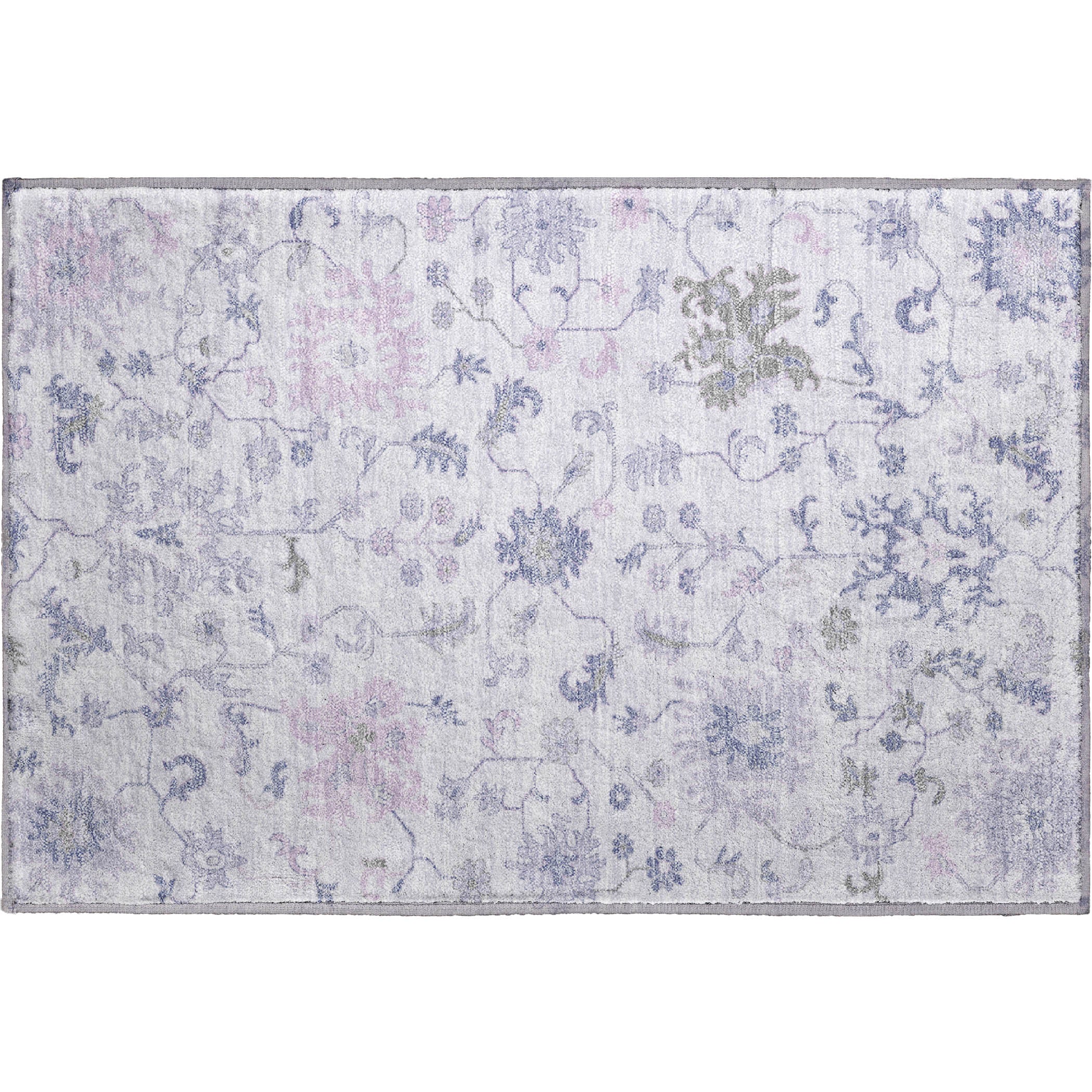 Jaipur Machine Washable Transitional Lavender Purple Rug 1'8" x 2'6" #shape_Rectangle