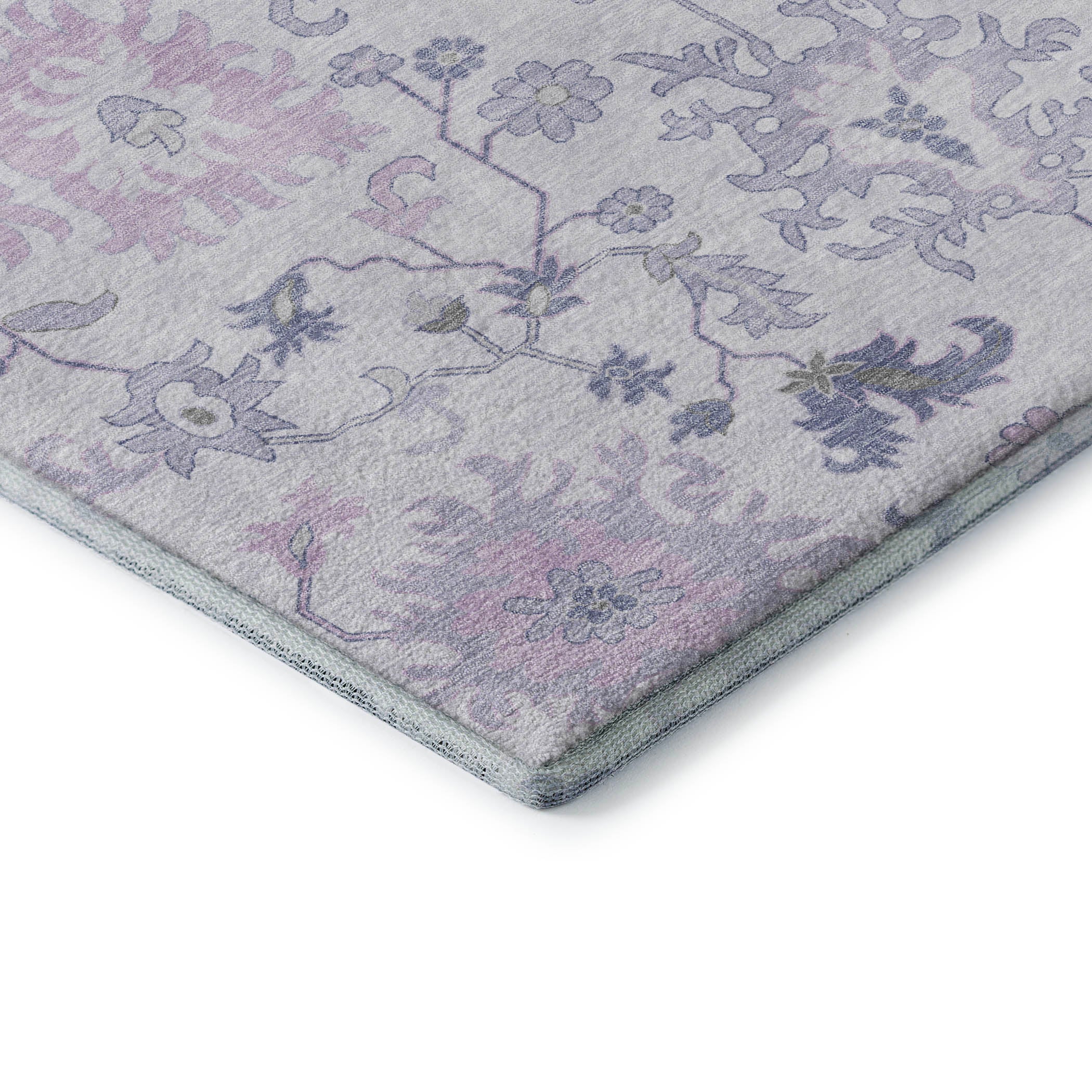 Jaipur Machine Washable Transitional Lavender Purple Rug 1'8" x 2'6" #shape_Rectangle