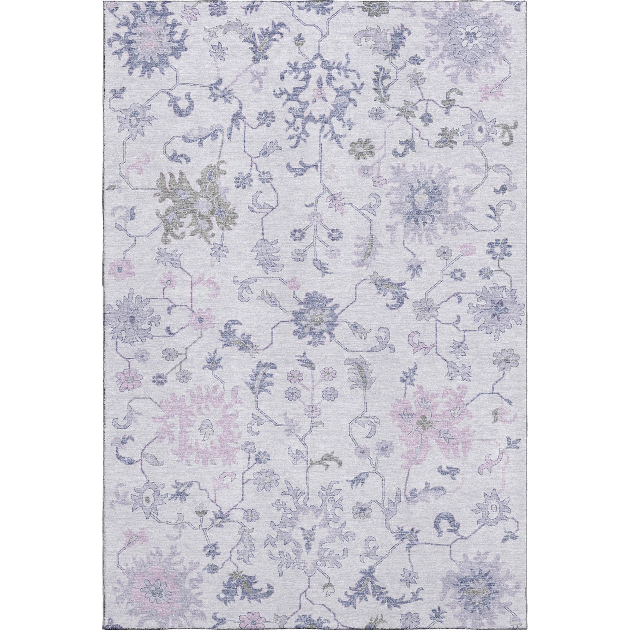 Jaipur Machine Washable Transitional Lavender Purple Rug 2'6" x 3'10" #shape_Rectangle