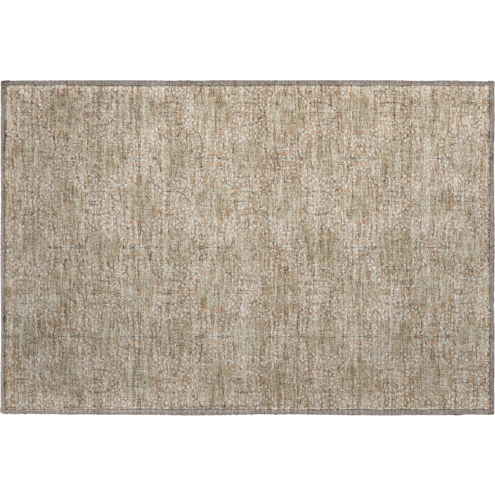 Lucerne Machine Washable Transitional Copper Orange Rug 1'8" x 2'6" #shape_Rectangle