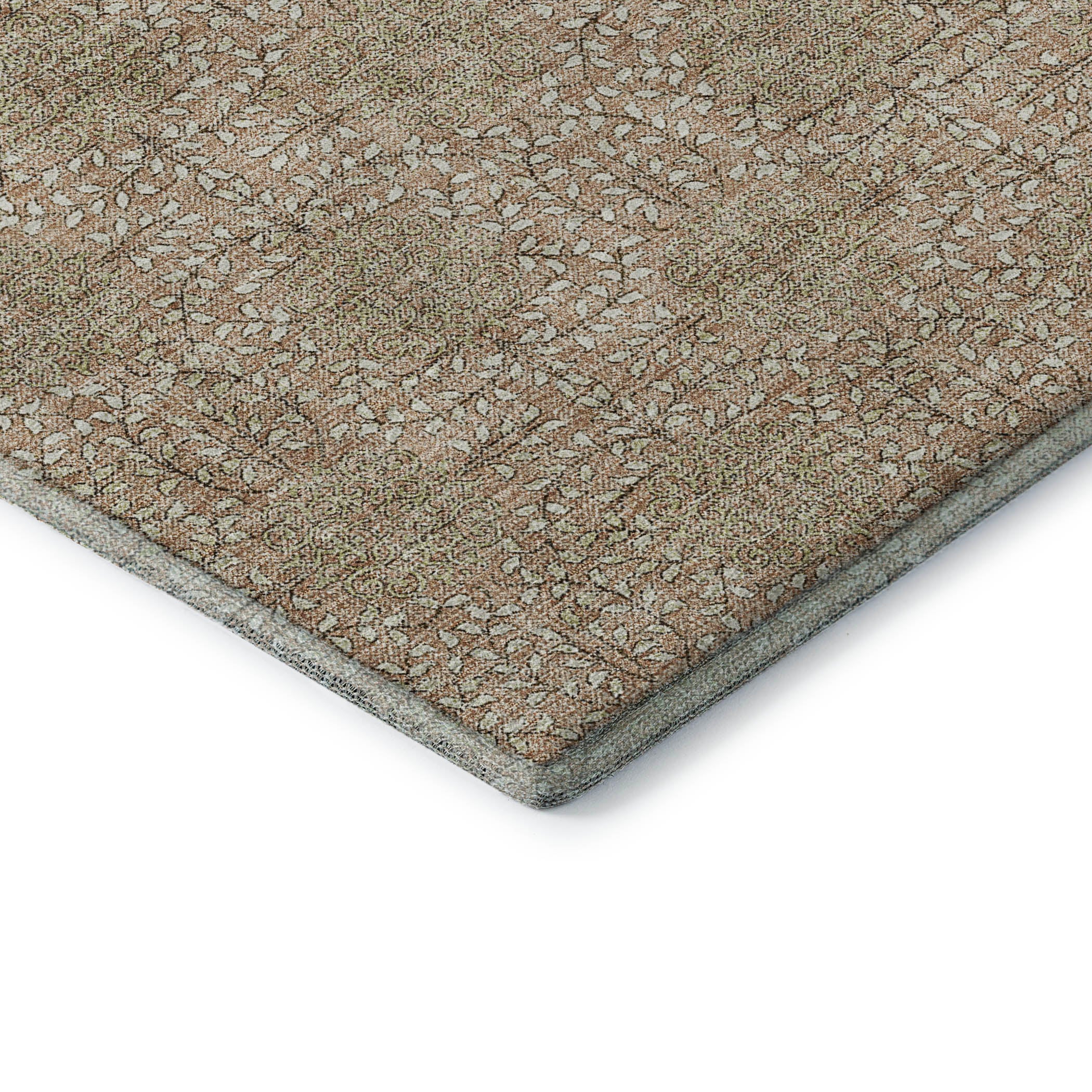 Lucerne Machine Washable Transitional Copper Orange Rug 1'8" x 2'6" #shape_Rectangle