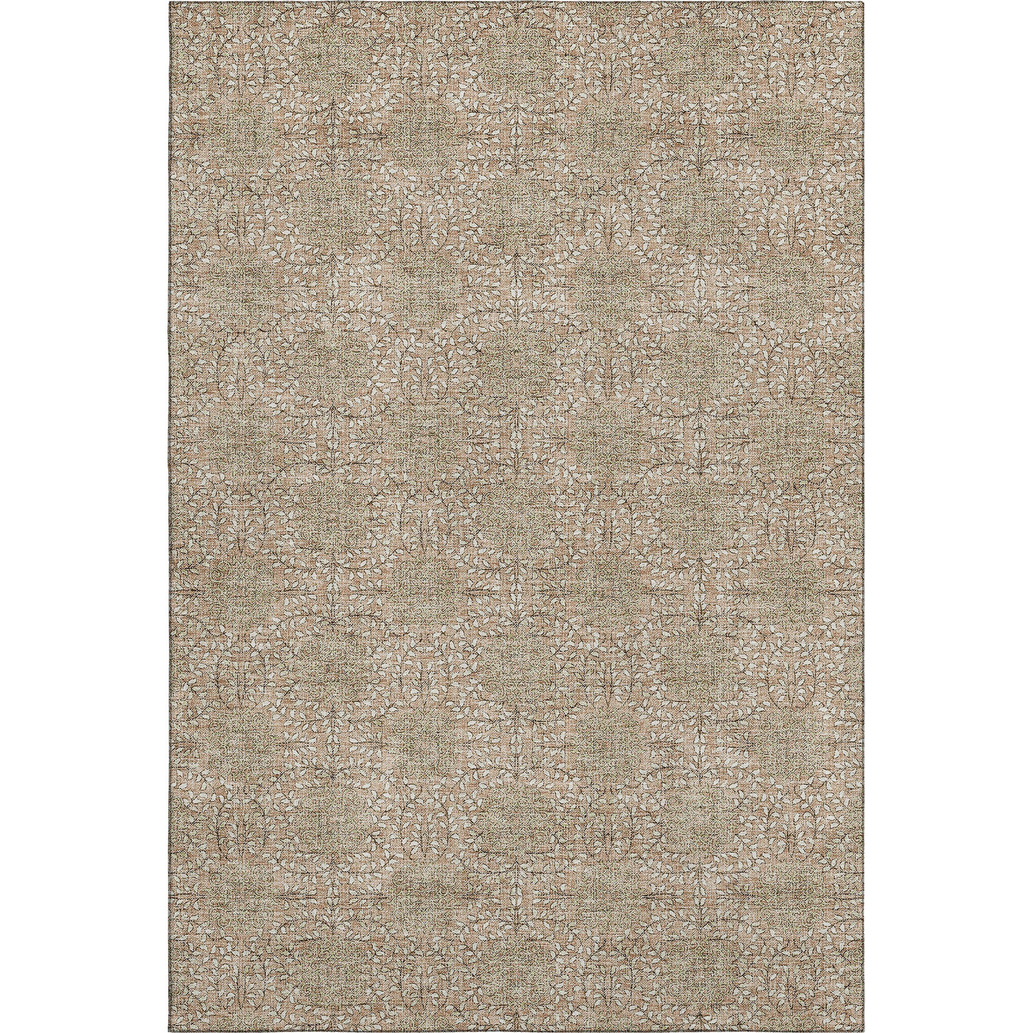 Lucerne Machine Washable Transitional Copper Orange Rug 2'6" x 3'10" #shape_Rectangle