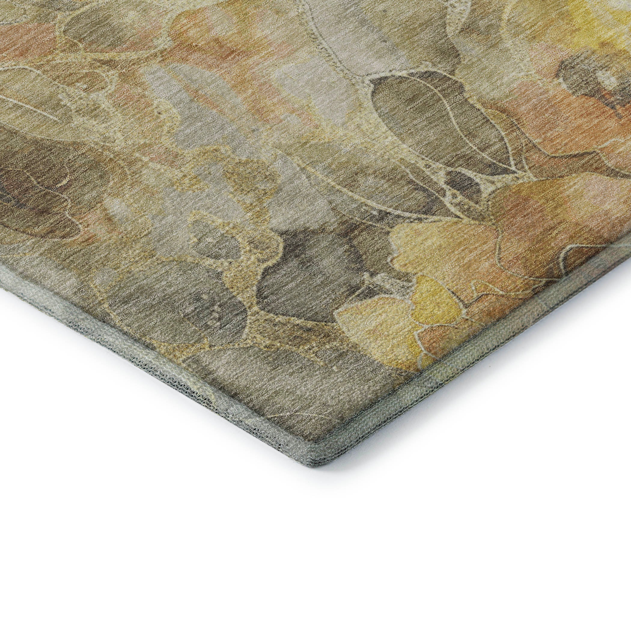 Sintra Machine Washable Transitional Gold Rug 1'8" x 2'6" #shape_Rectangle