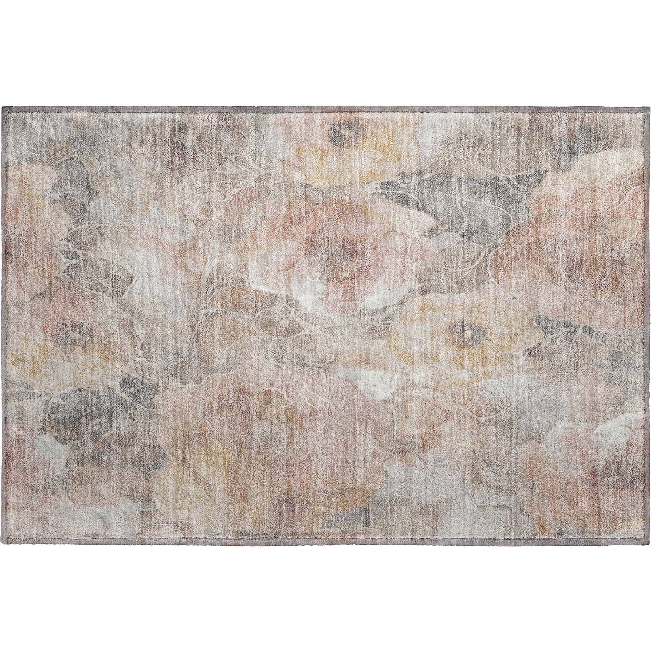 Sintra Machine Washable Transitional Taupe Brown Rug 1'8" x 2'6" #shape_Rectangle