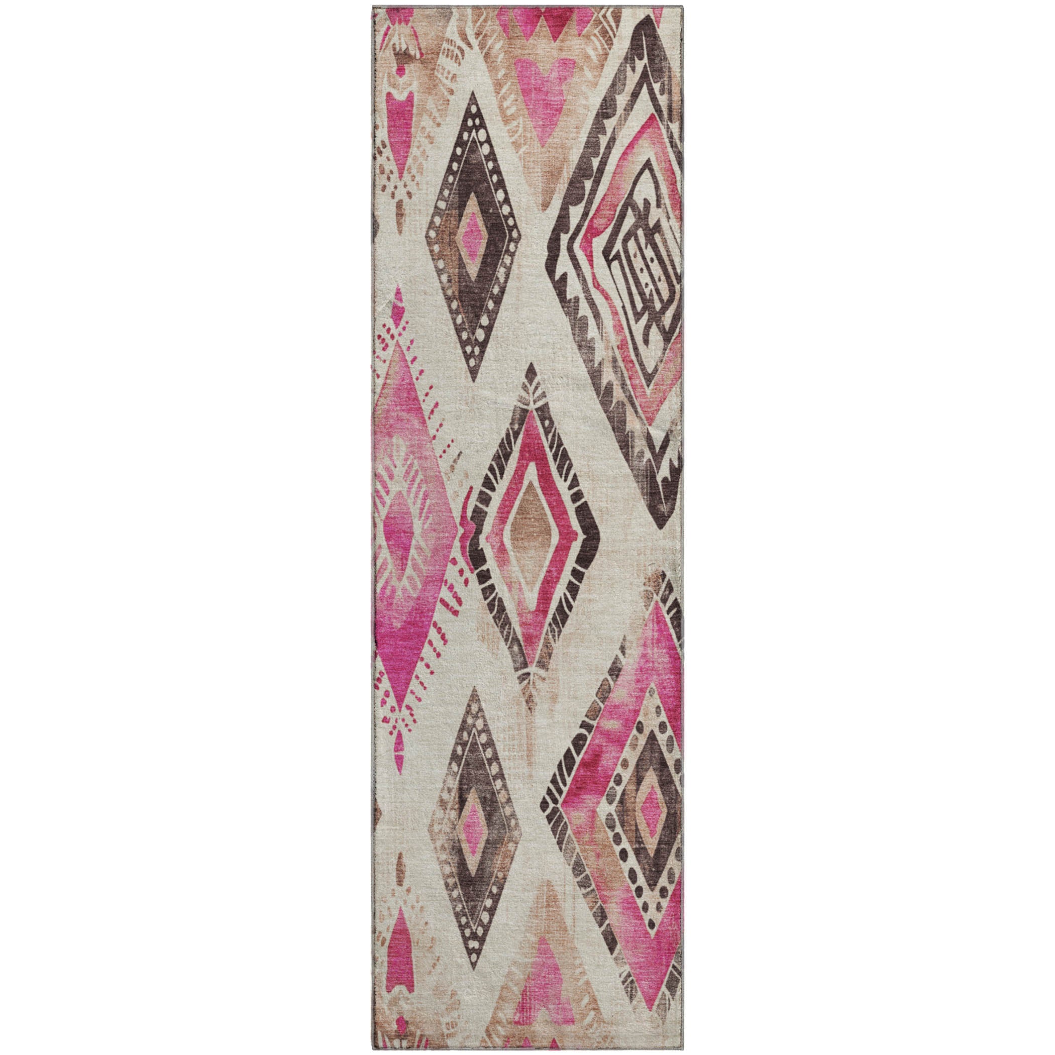 Lucerne Machine Washable Transitional Linen Ivory Rug 2'3" x 7'6" #shape_Runner