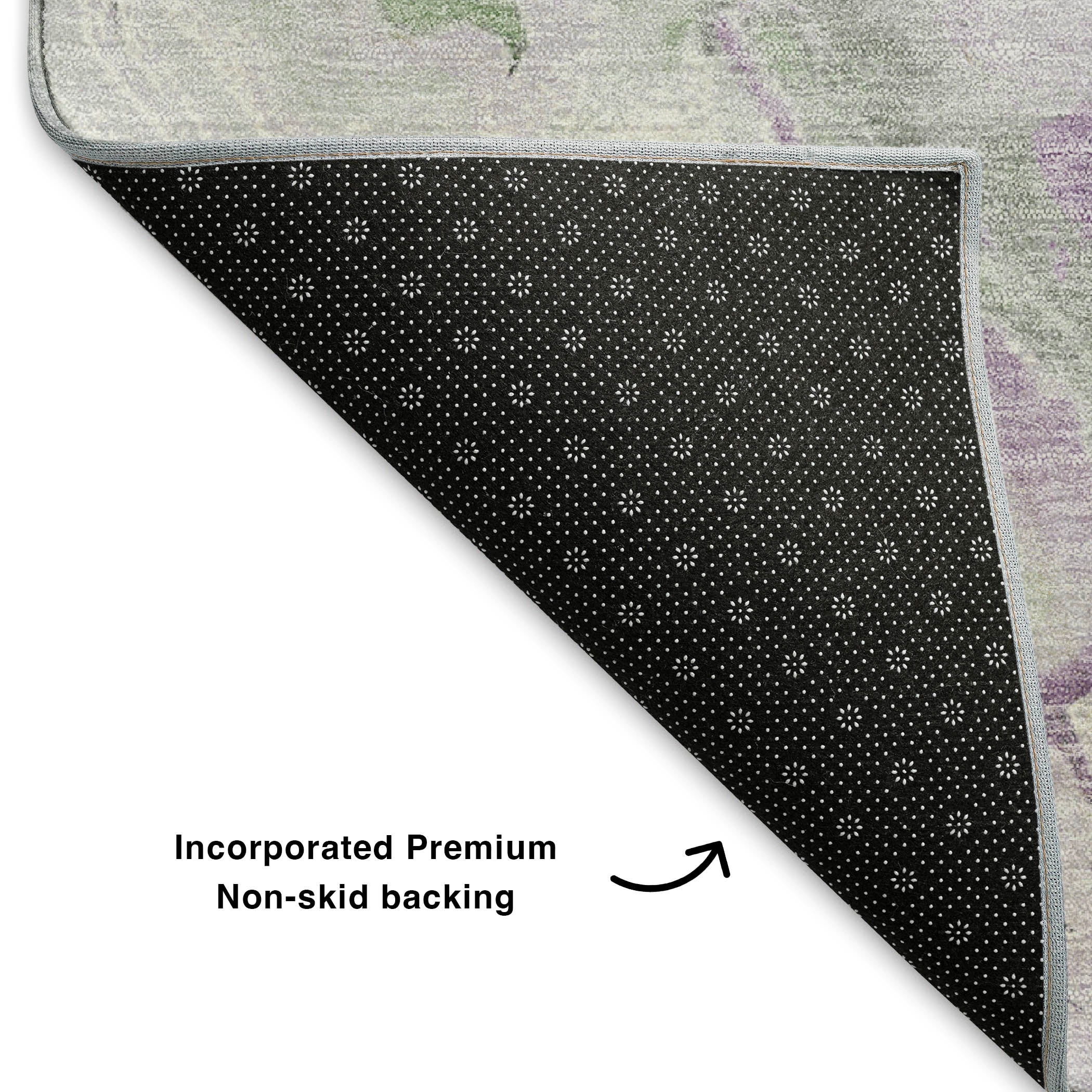 Athens Machine Washable Transitional Olive Green Rug 1'8" x 2'6" #shape_Rectangle