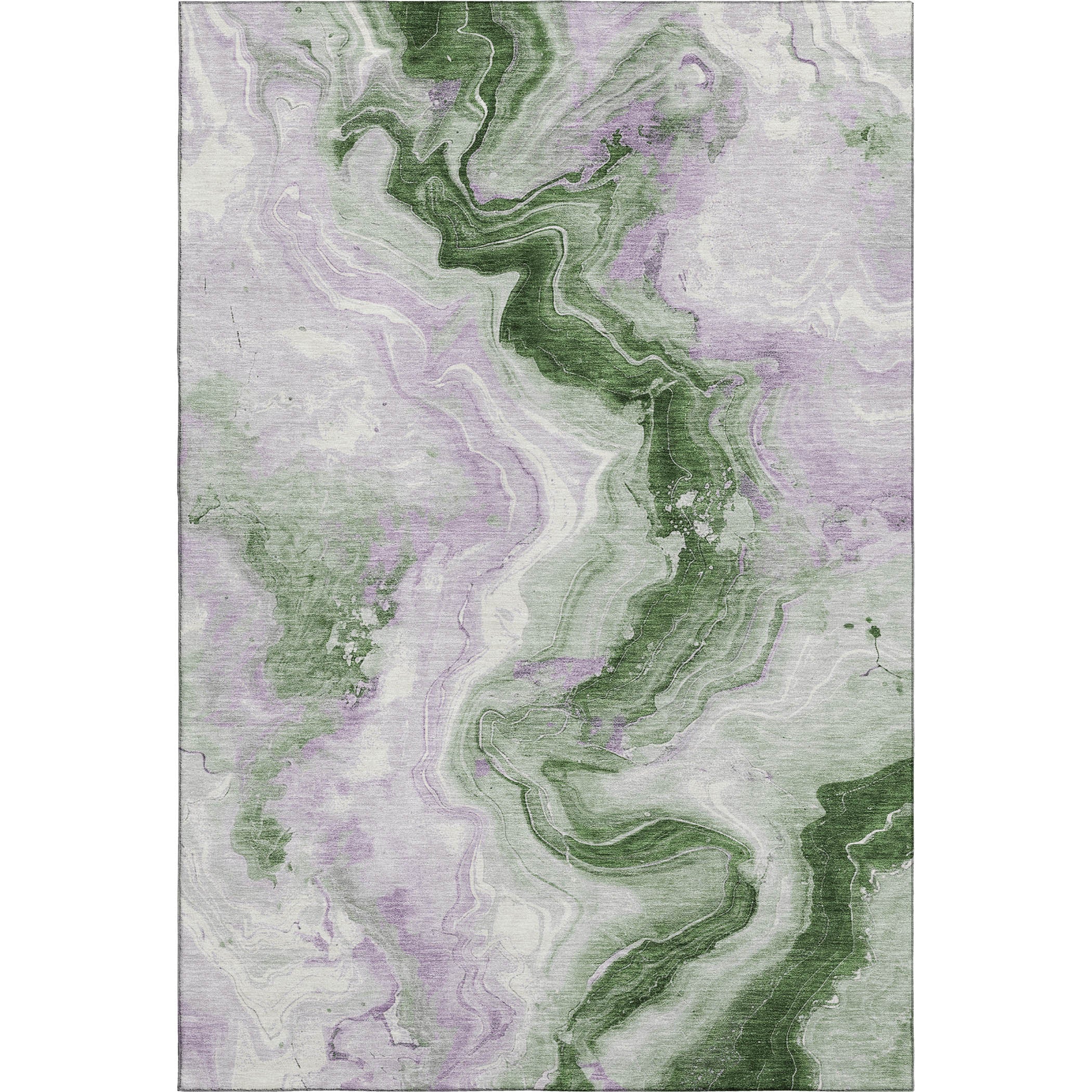 Athens Machine Washable Transitional Olive Green Rug 2'6" x 3'10" #shape_Rectangle