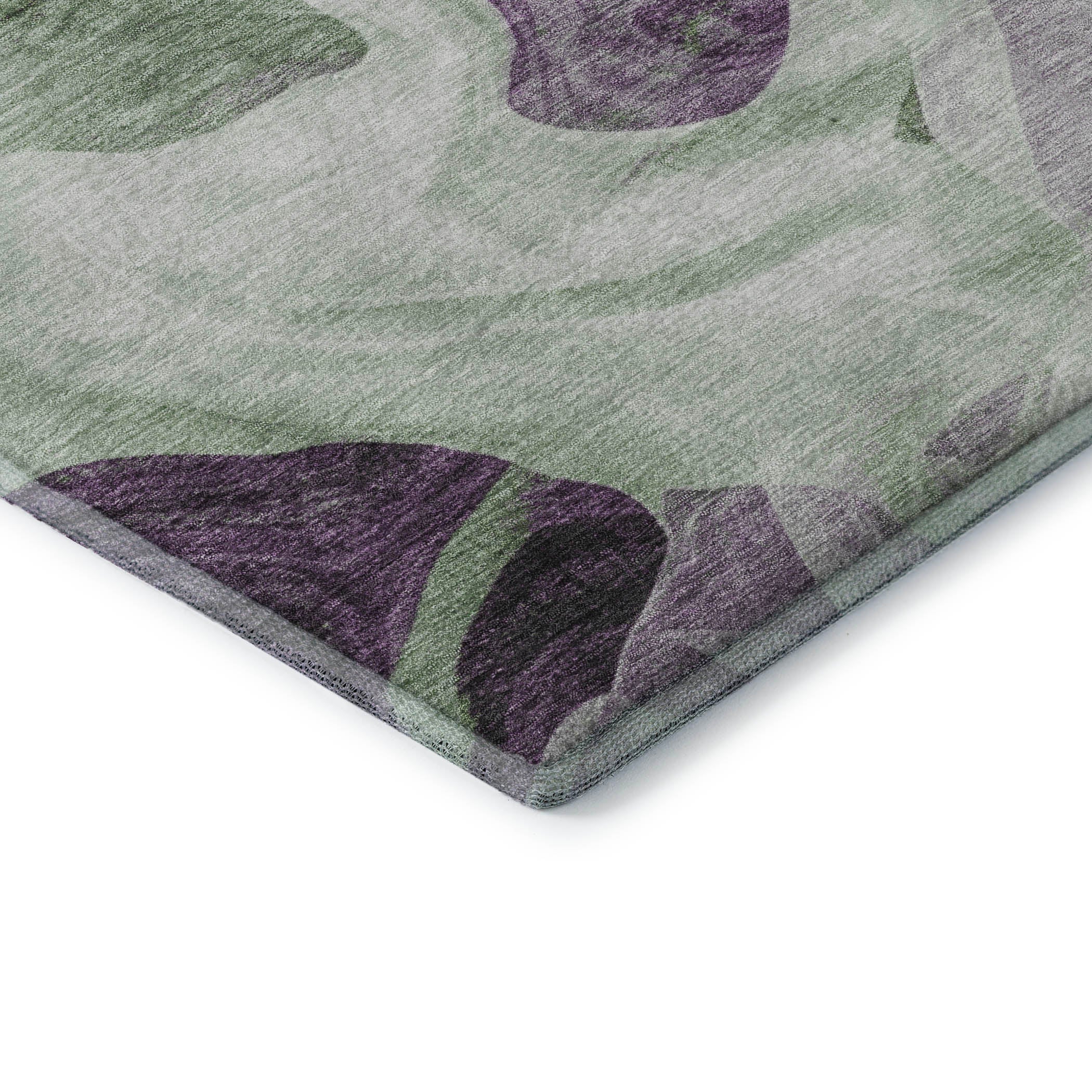 Cartagena Machine Washable Transitional Aloe Green Rug 1'8" x 2'6" #shape_Rectangle