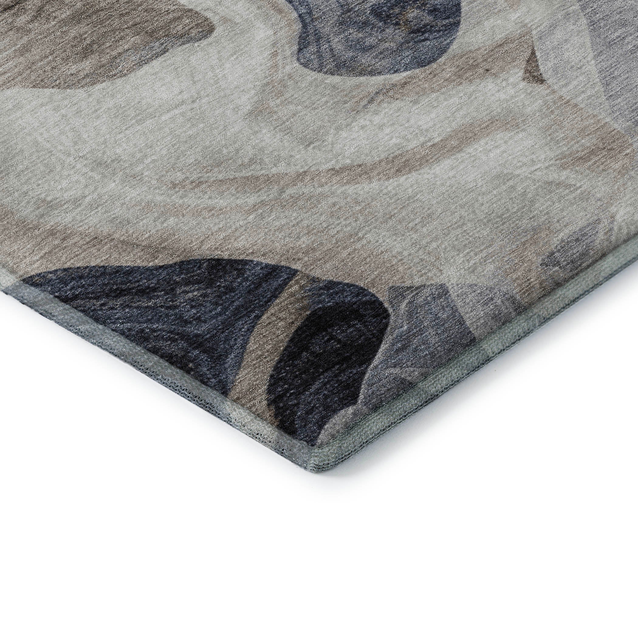 Cartagena Machine Washable Transitional Putty Ivory Rug 1'8" x 2'6" #shape_Rectangle