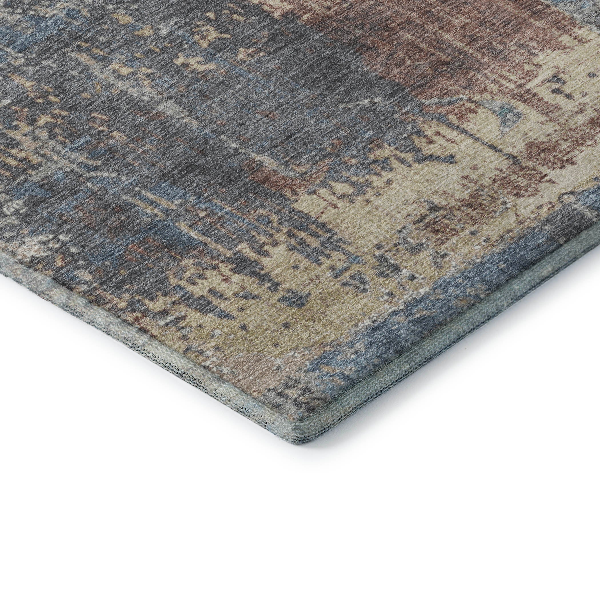 Reykjavik Machine Washable Transitional Beige Brown Rug 1'8" x 2'6" #shape_Rectangle