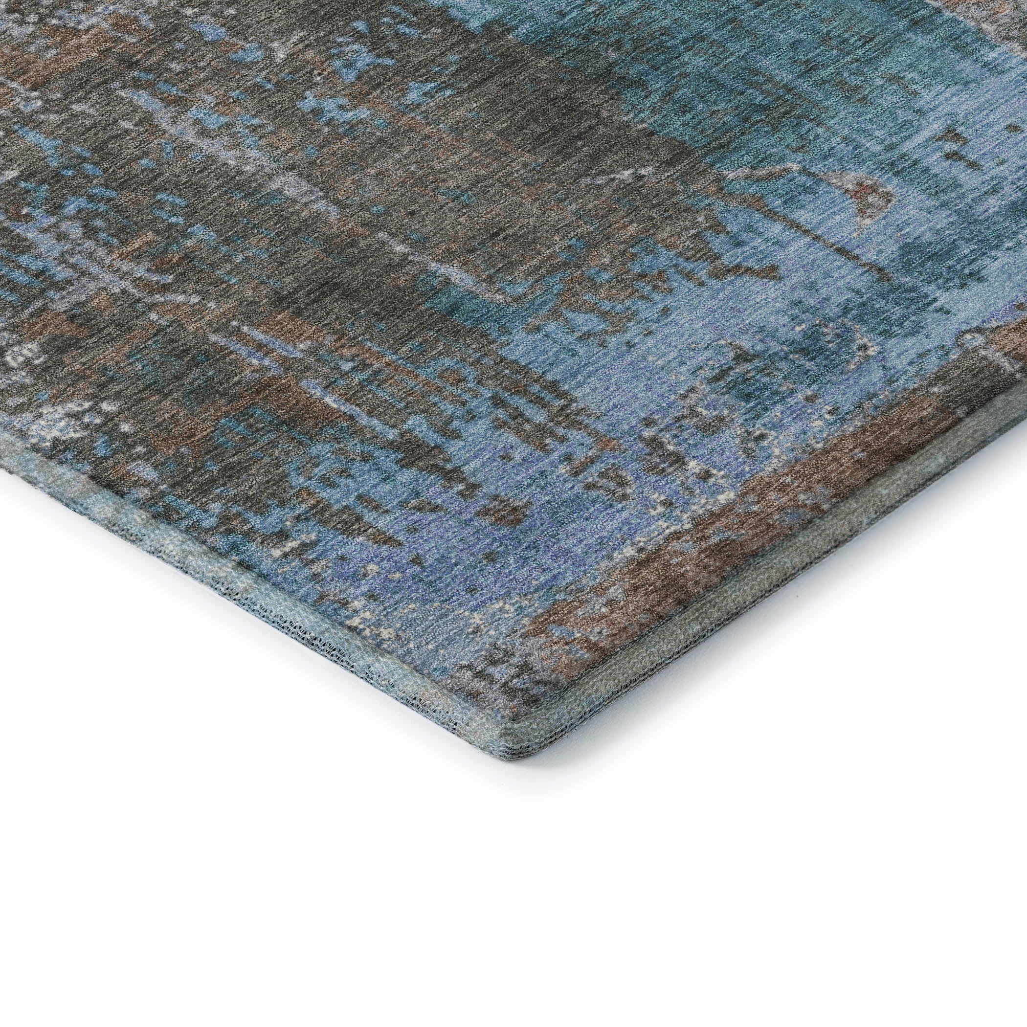 Reykjavik Machine Washable Transitional Taupe Brown Rug 1'8" x 2'6" #shape_Rectangle