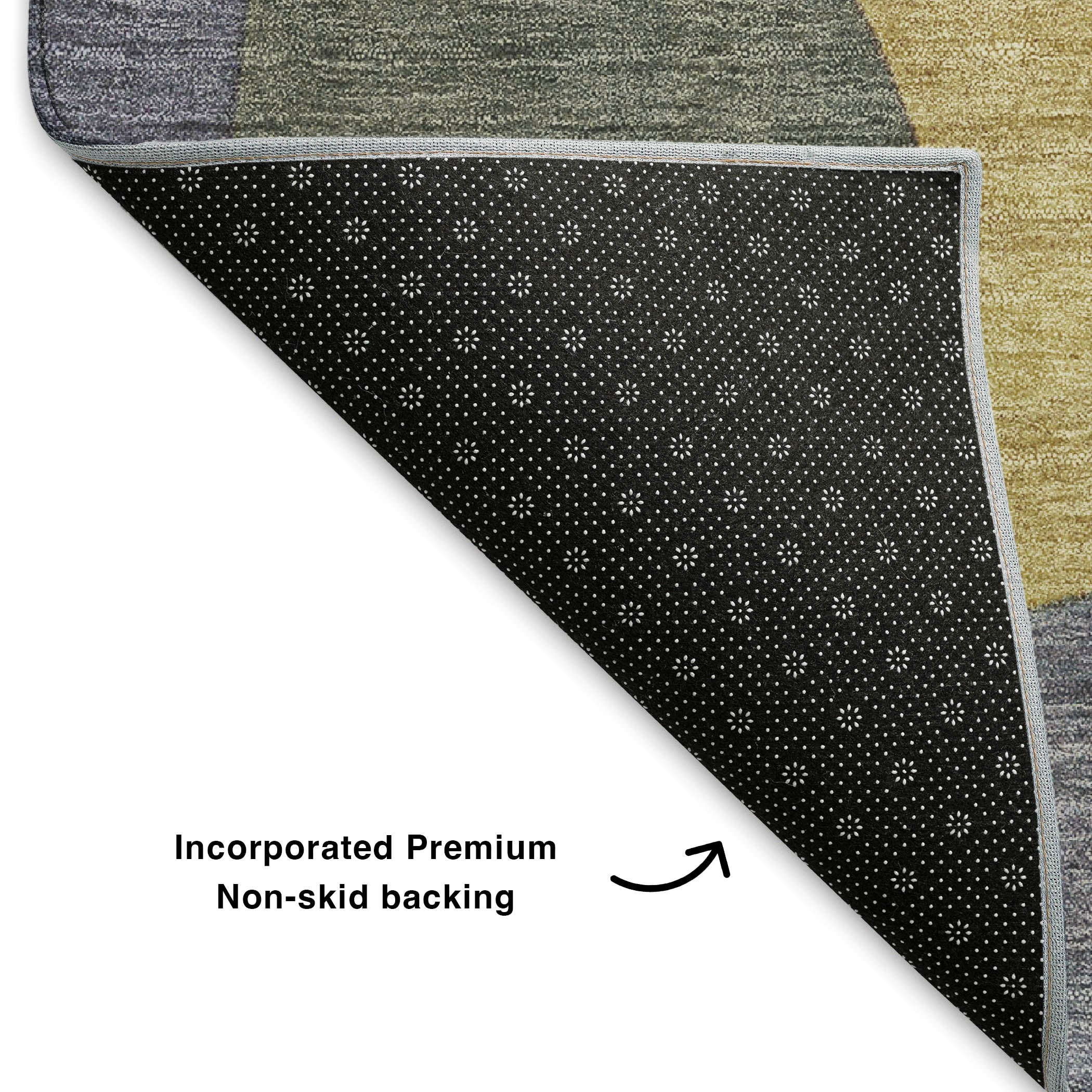 Bangkok Machine Washable Transitional Purple Rug 1'8" x 2'6" #shape_Rectangle