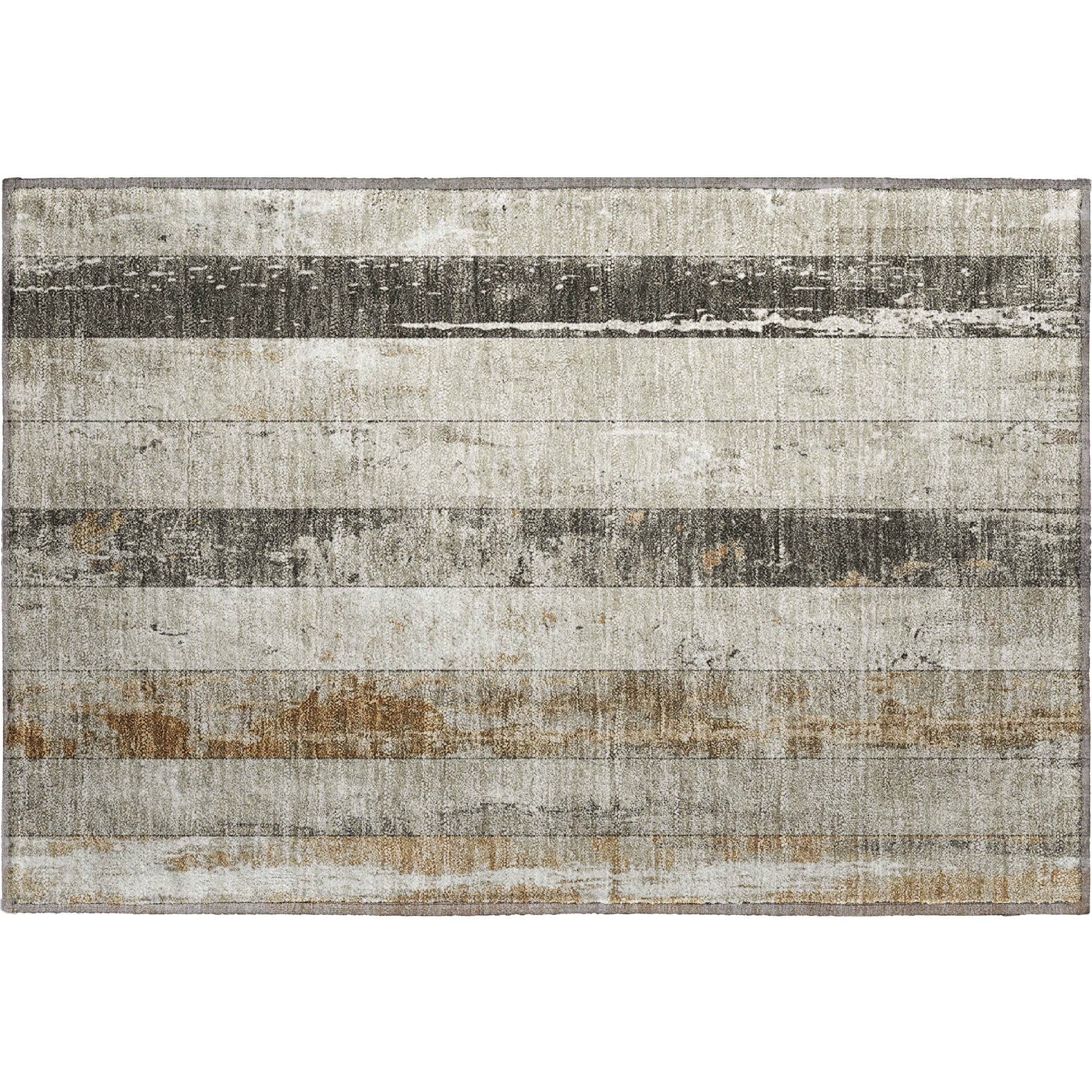 Chiang Mai Machine Washable Transitional Beige Brown Rug 1'8" x 2'6" #shape_Rectangle