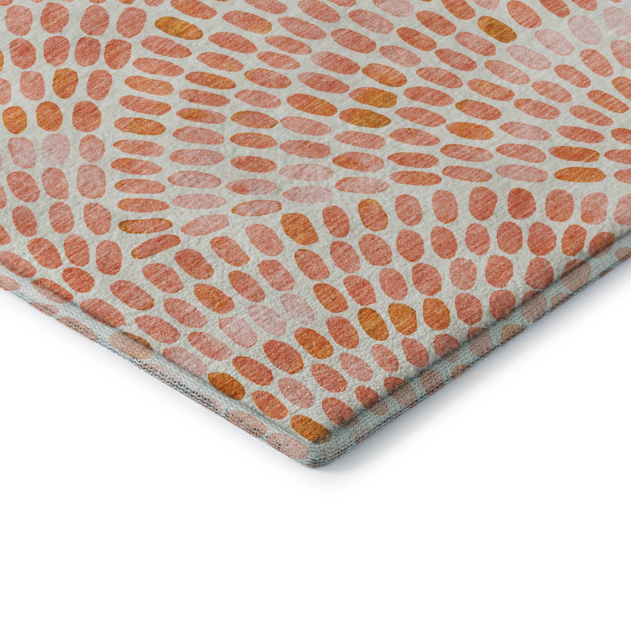 Mostar Machine Washable Coastal Peach Orange Rug 1'8" x 2'6" #shape_Rectangle