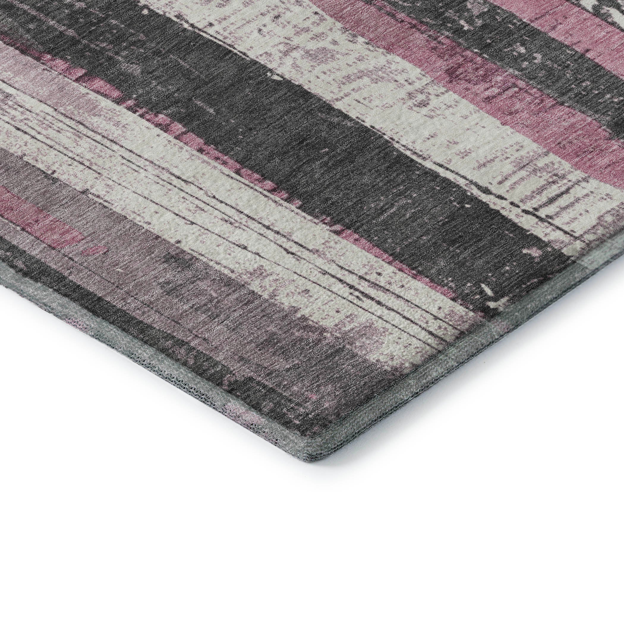 Florence Machine Washable Transitional Blush Pink Rug 1'8" x 2'6" #shape_Rectangle