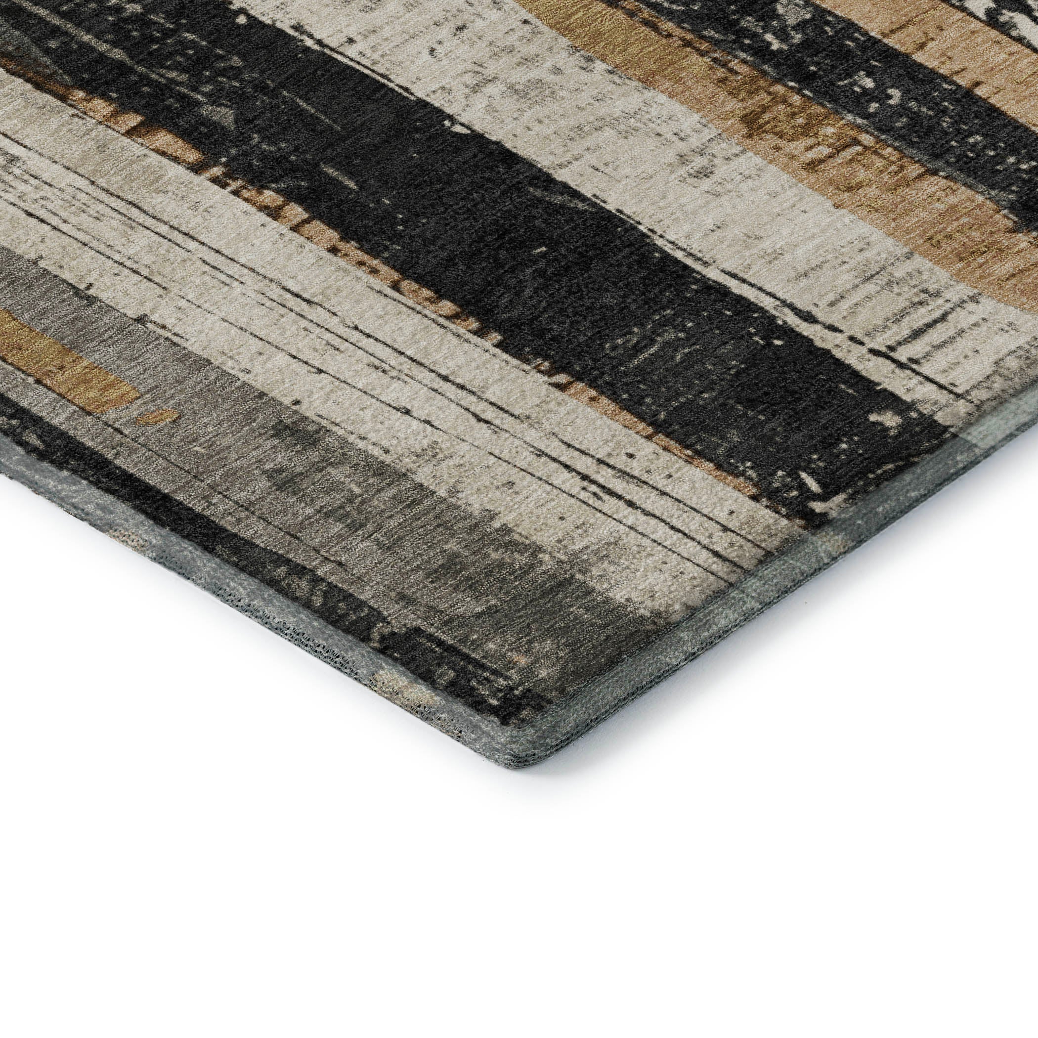 Florence Machine Washable Transitional Taupe Brown Rug 1'8" x 2'6" #shape_Rectangle