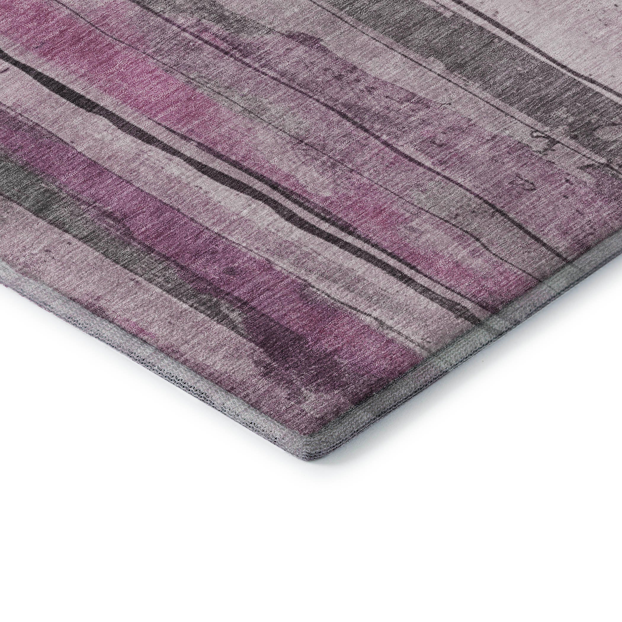 Dublin Machine Washable Transitional Pink Rug 1'8" x 2'6" #shape_Rectangle
