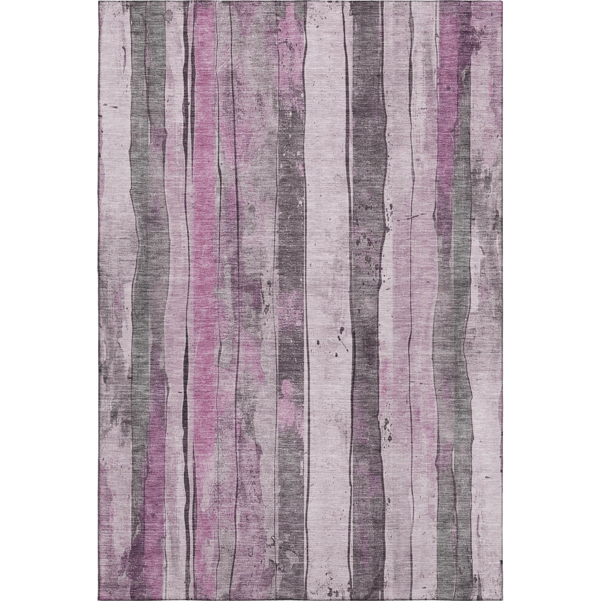 Dublin Machine Washable Transitional Pink Rug 2'6" x 3'10" #shape_Rectangle