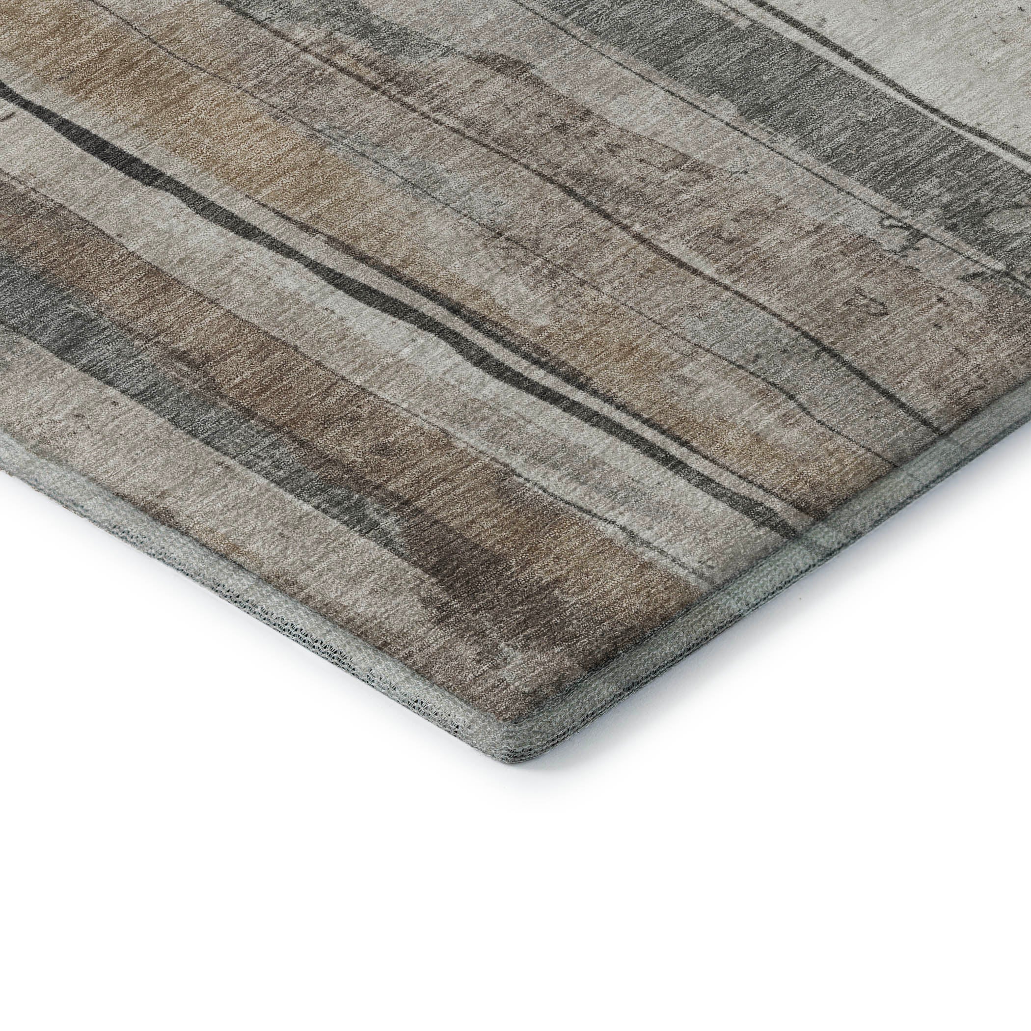 Dublin Machine Washable Transitional Putty Ivory Rug 1'8" x 2'6" #shape_Rectangle
