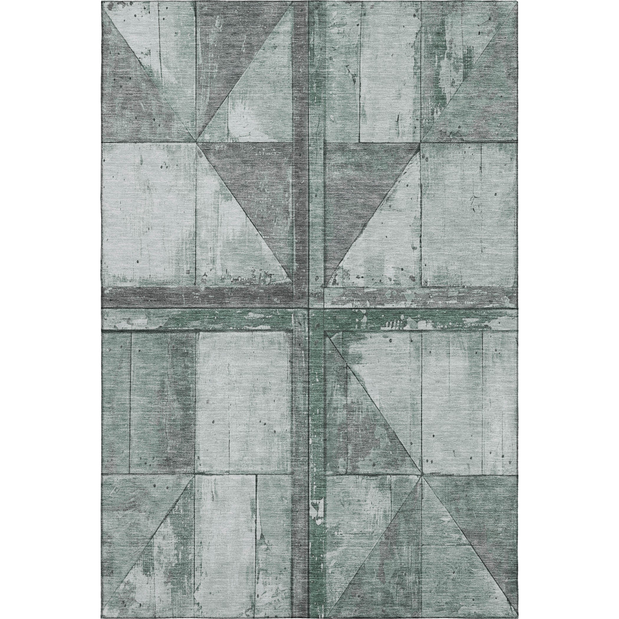 Rome Machine Washable Transitional Sage Green Rug 2'6" x 3'10" #shape_Rectangle
