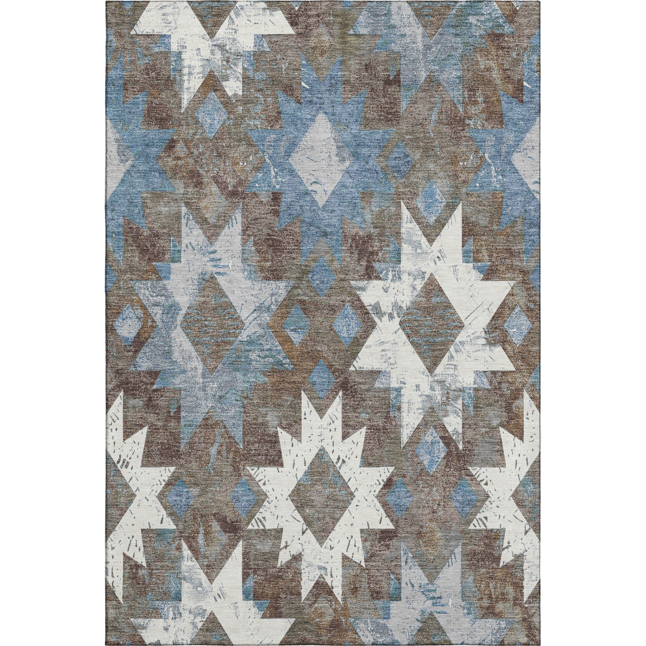 Valletta Machine Washable Transitional Brown Rug 2'6" x 3'10" #shape_Rectangle