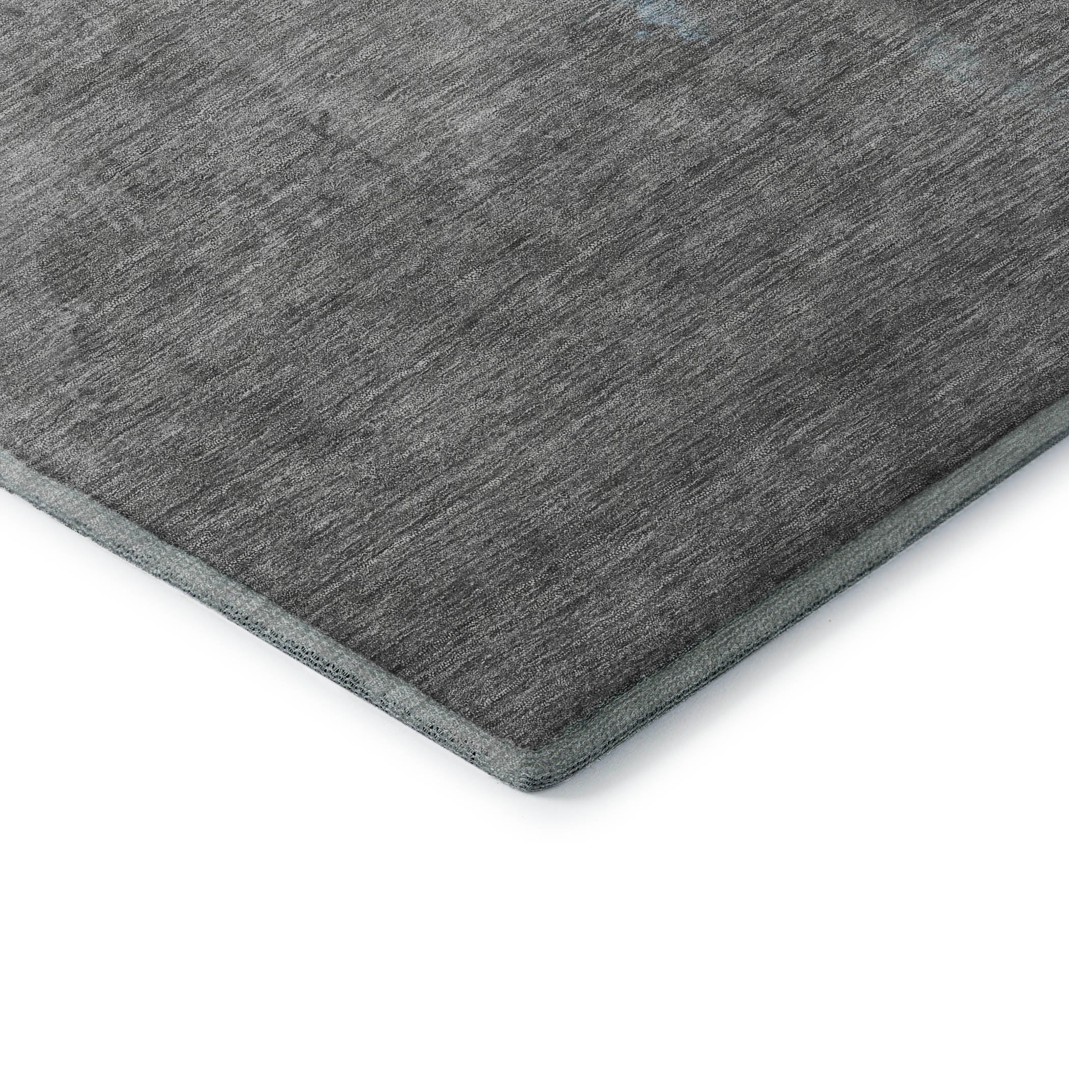 Cartagena Machine Washable Transitional Blue Rug 1'8" x 2'6" #shape_Rectangle