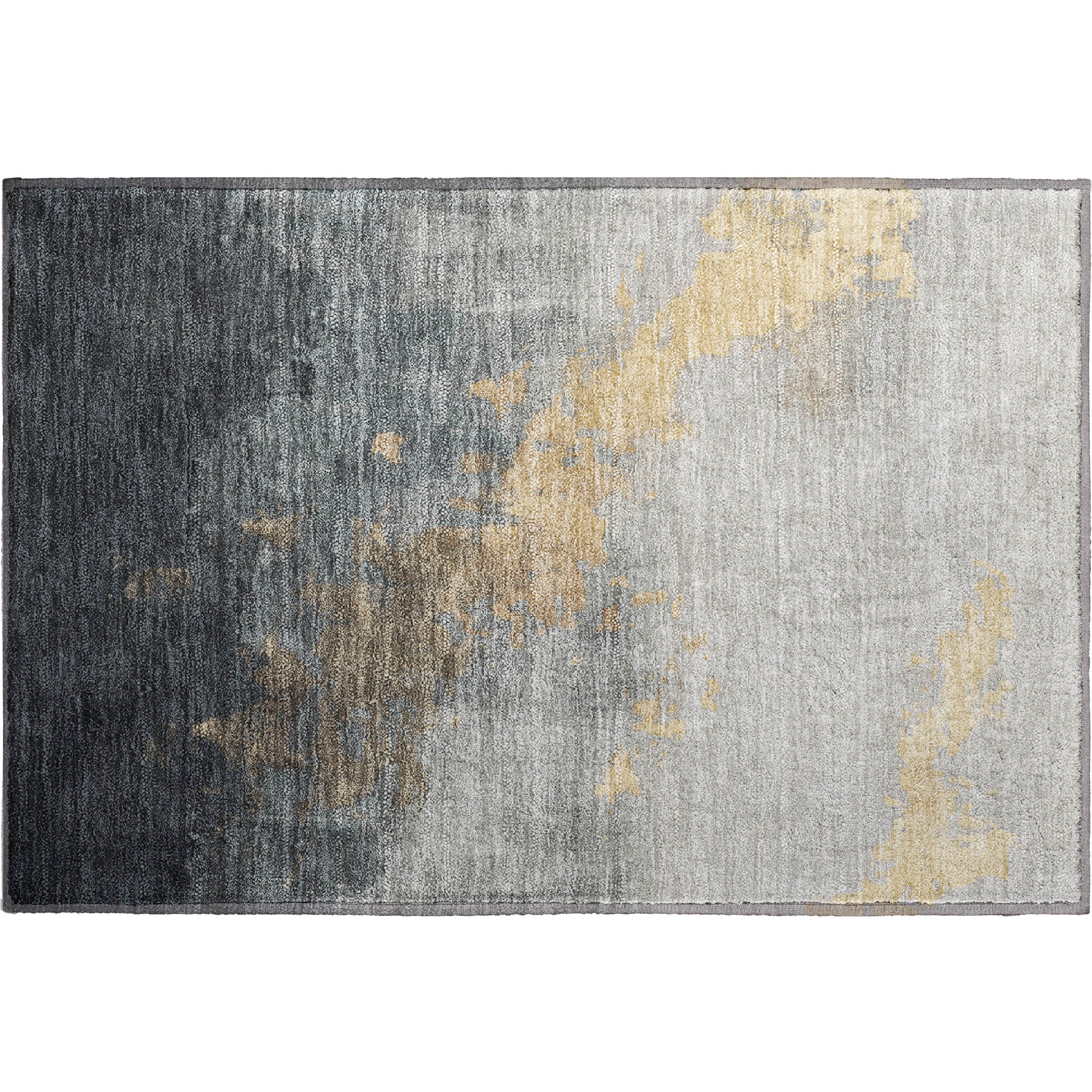 Cartagena Machine Washable Transitional Gold Rug 1'8" x 2'6" #shape_Rectangle