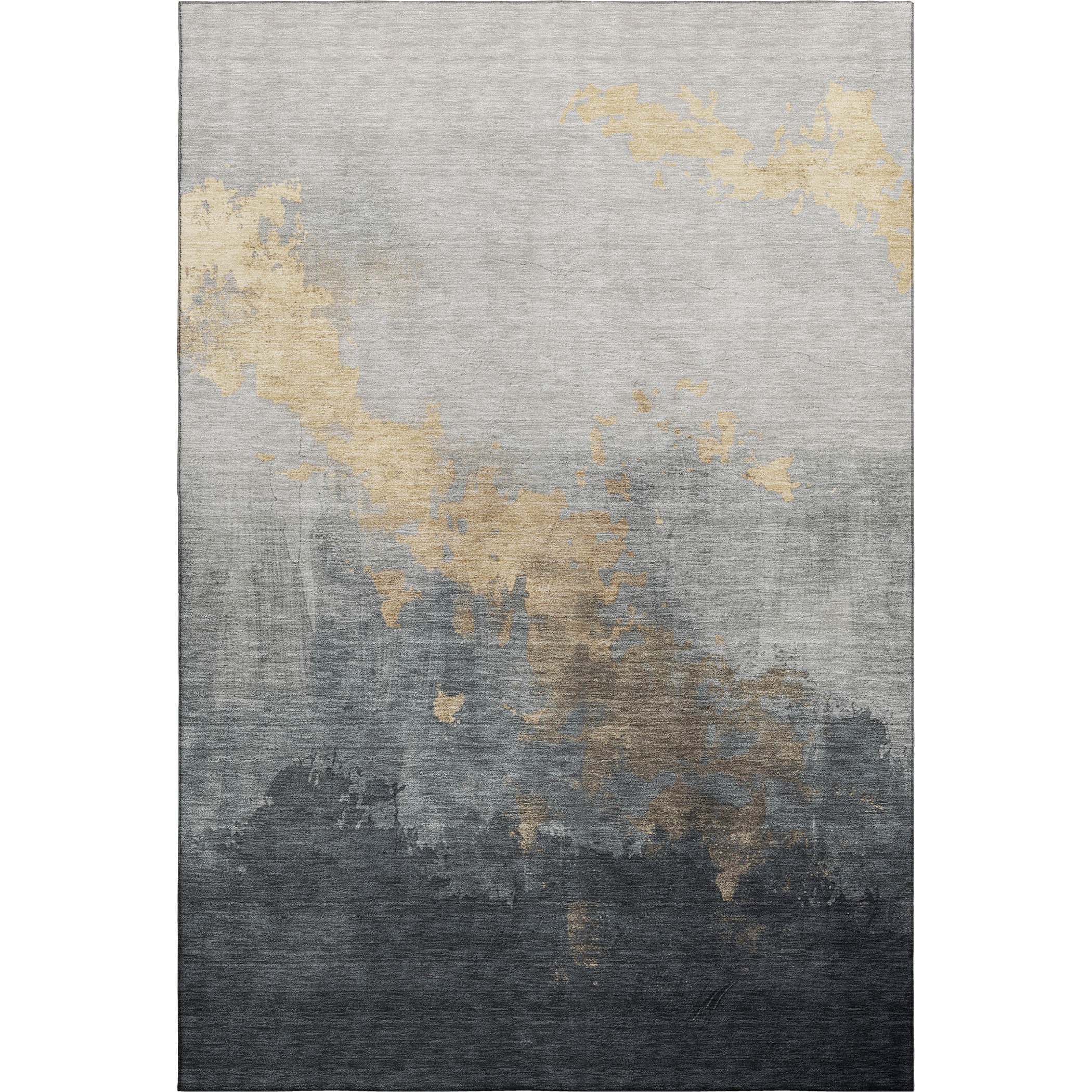 Cartagena Machine Washable Transitional Gold Rug 2'6" x 3'10" #shape_Rectangle