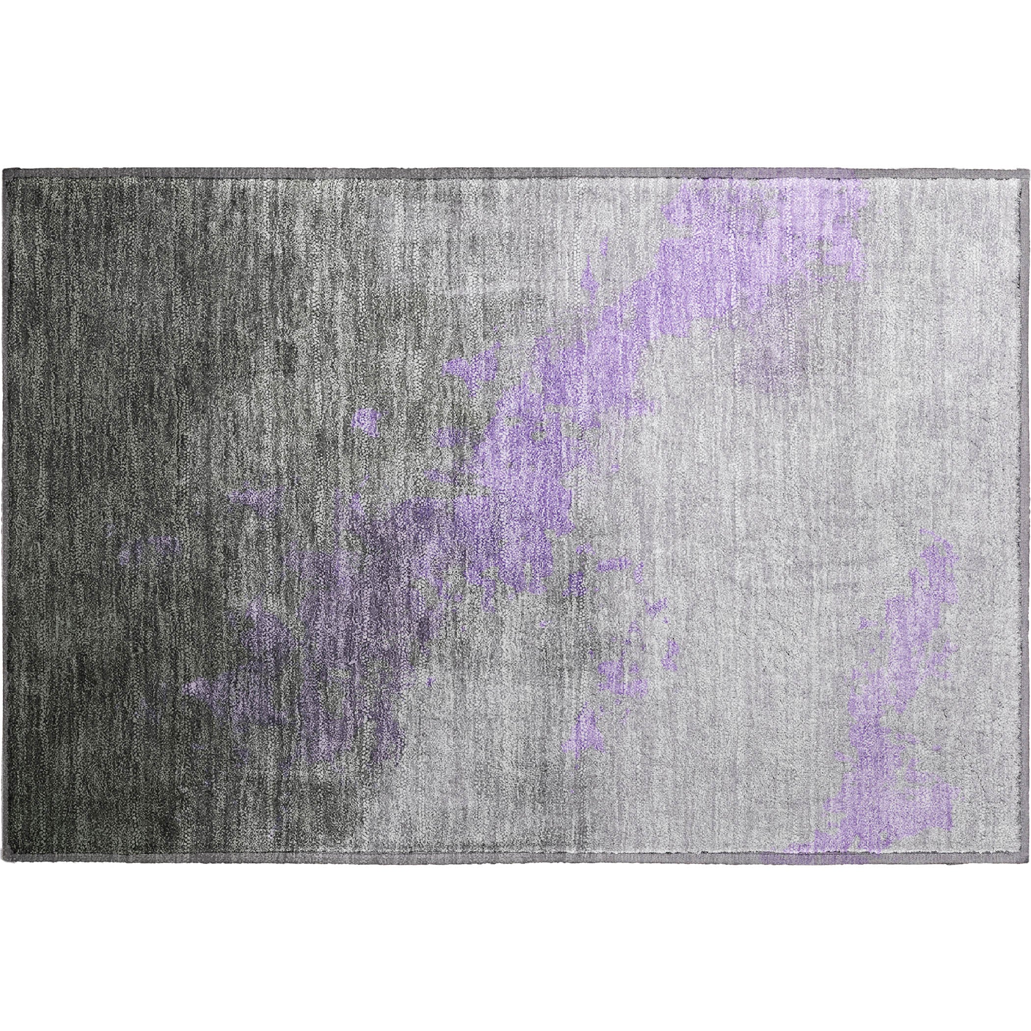Cartagena Machine Washable Transitional Lavender Purple Rug 1'8" x 2'6" #shape_Rectangle