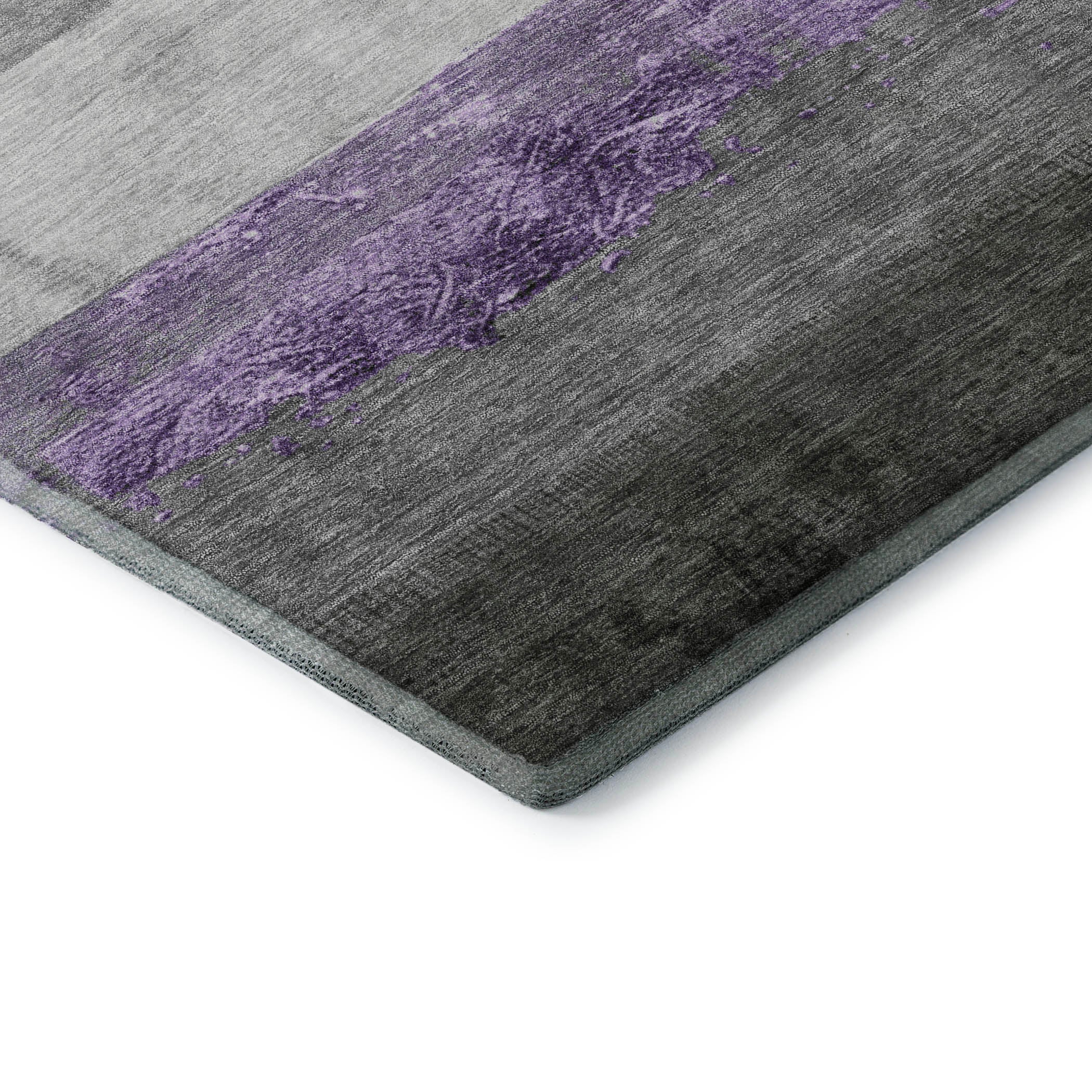 Nairobi Machine Washable Transitional Lavender Purple Rug 1'8" x 2'6" #shape_Rectangle