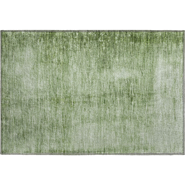 Cairo Machine Washable Transitional Aloe Green Rug 1'8" x 2'6"